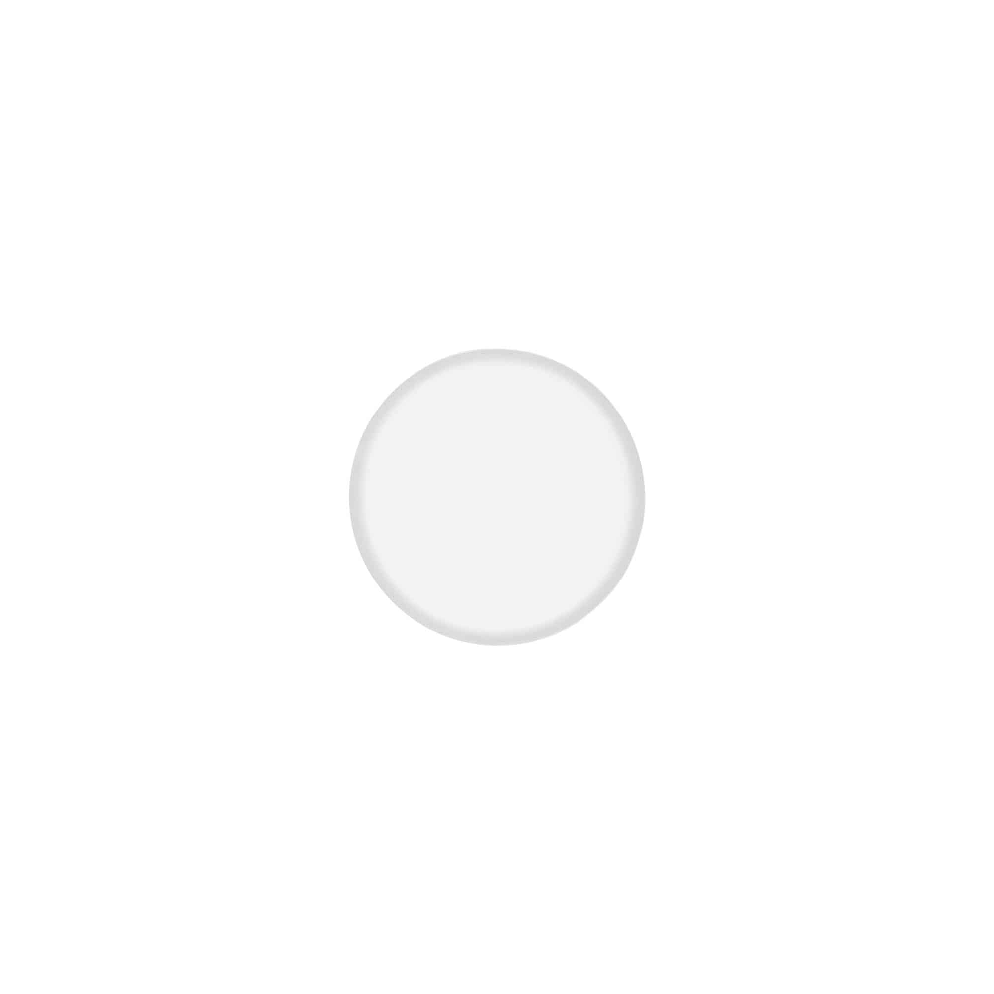 Schroefsluiting 'Clear/Platin Edition', PP-kunststof, wit, voor monding: 40/2P