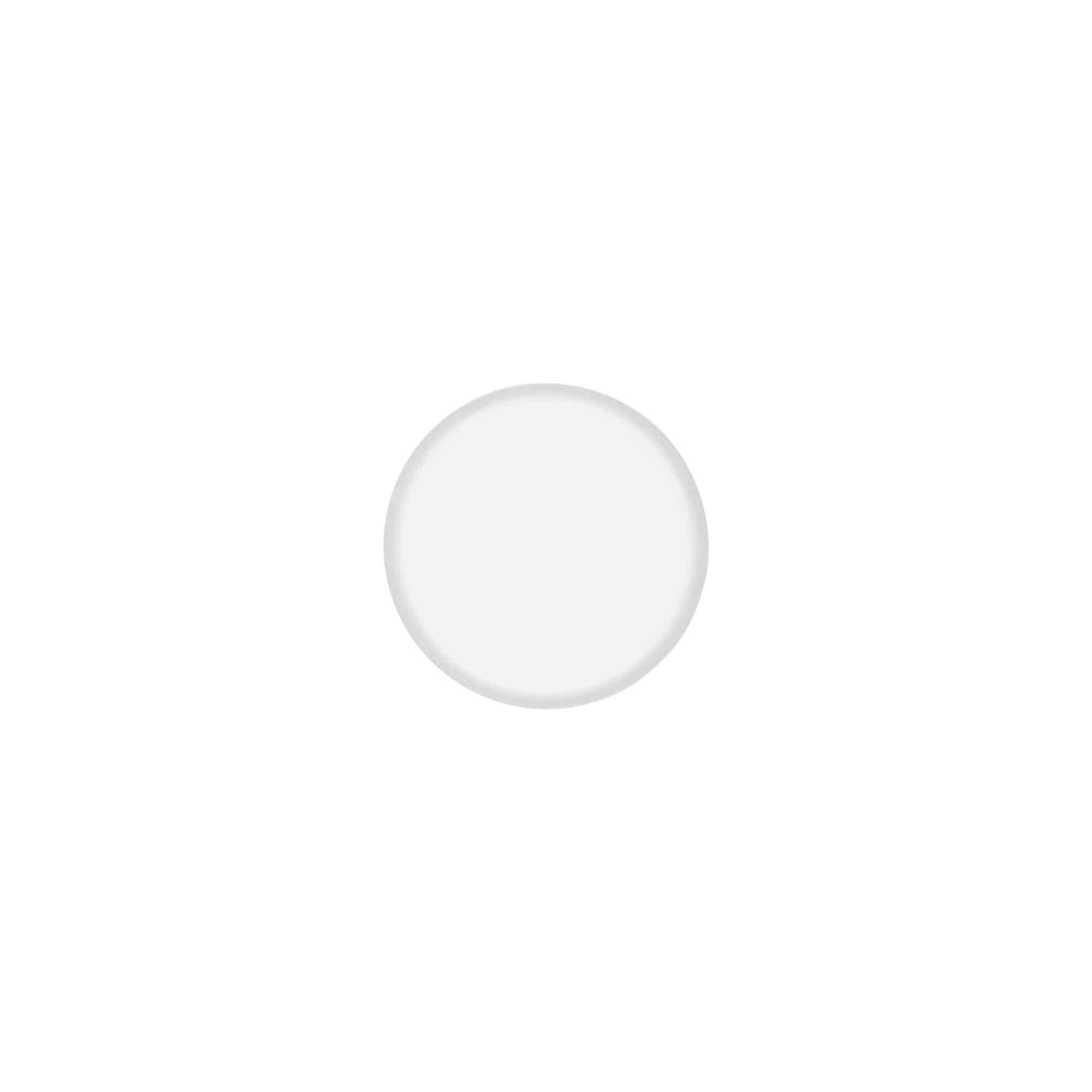 Bougage à vis « Clear/Platin Edition », plastique PP, blanc, pour bouchage: 40/2P