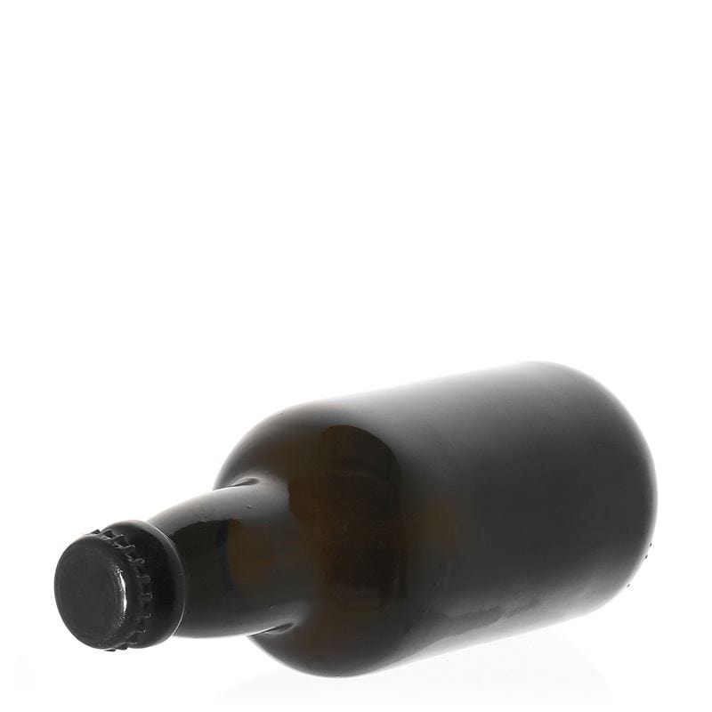 Bouteille de bière 330 ml « Era », verre, vert antique, bouchage: capsules couronnes