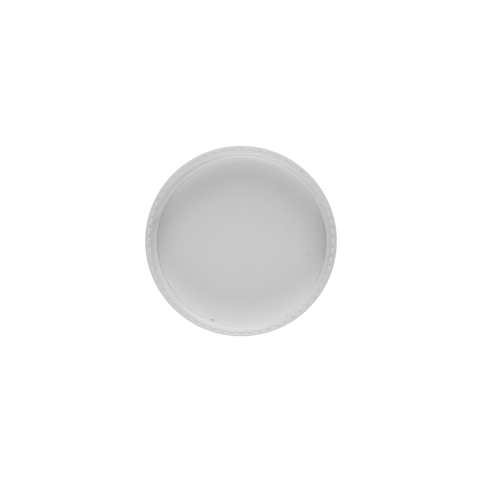 Schroefsluiting voor 'Antonella' 5 ml, PP-kunststof, wit