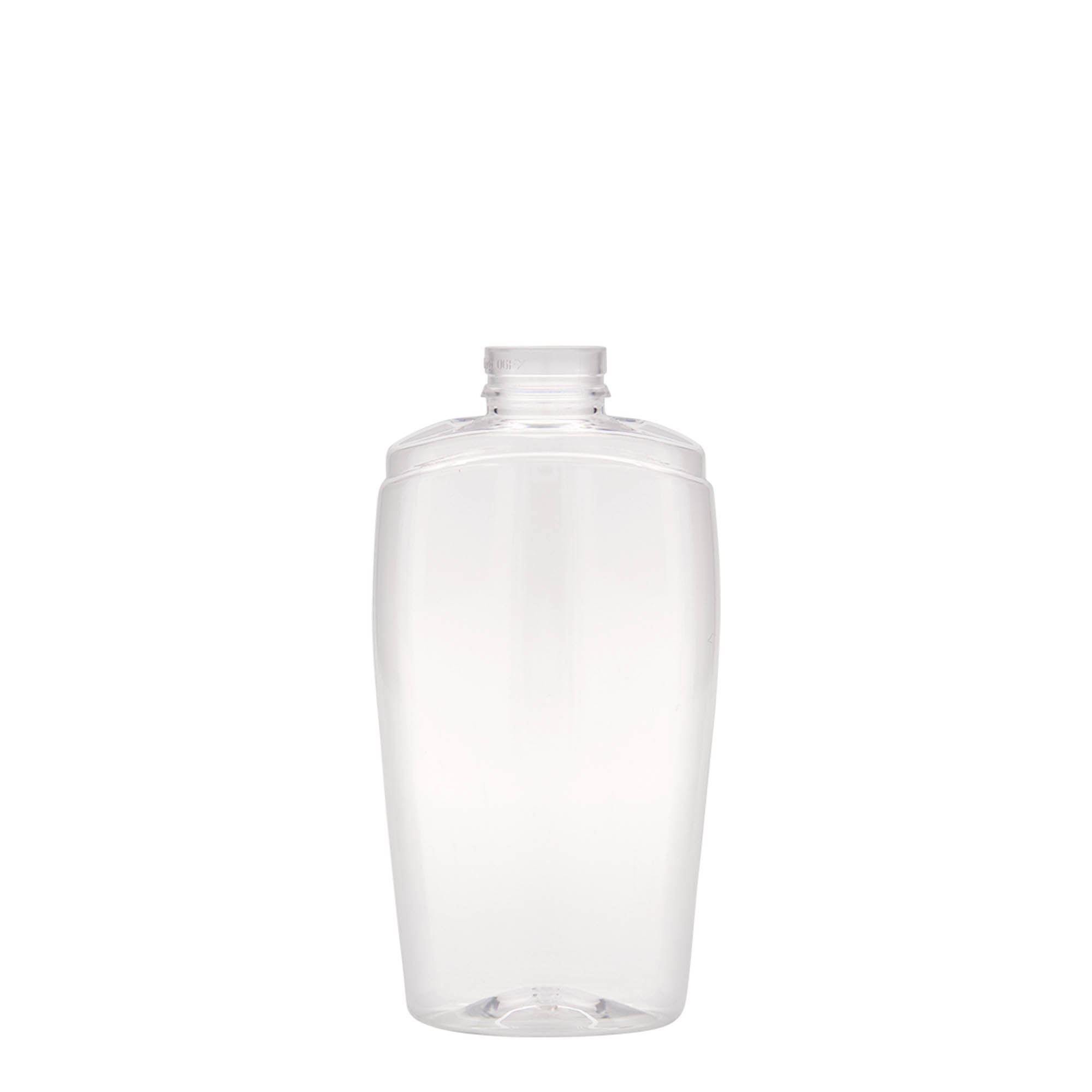 Bouteille en PET 200 ml 'Squeeze', ovale, plastique