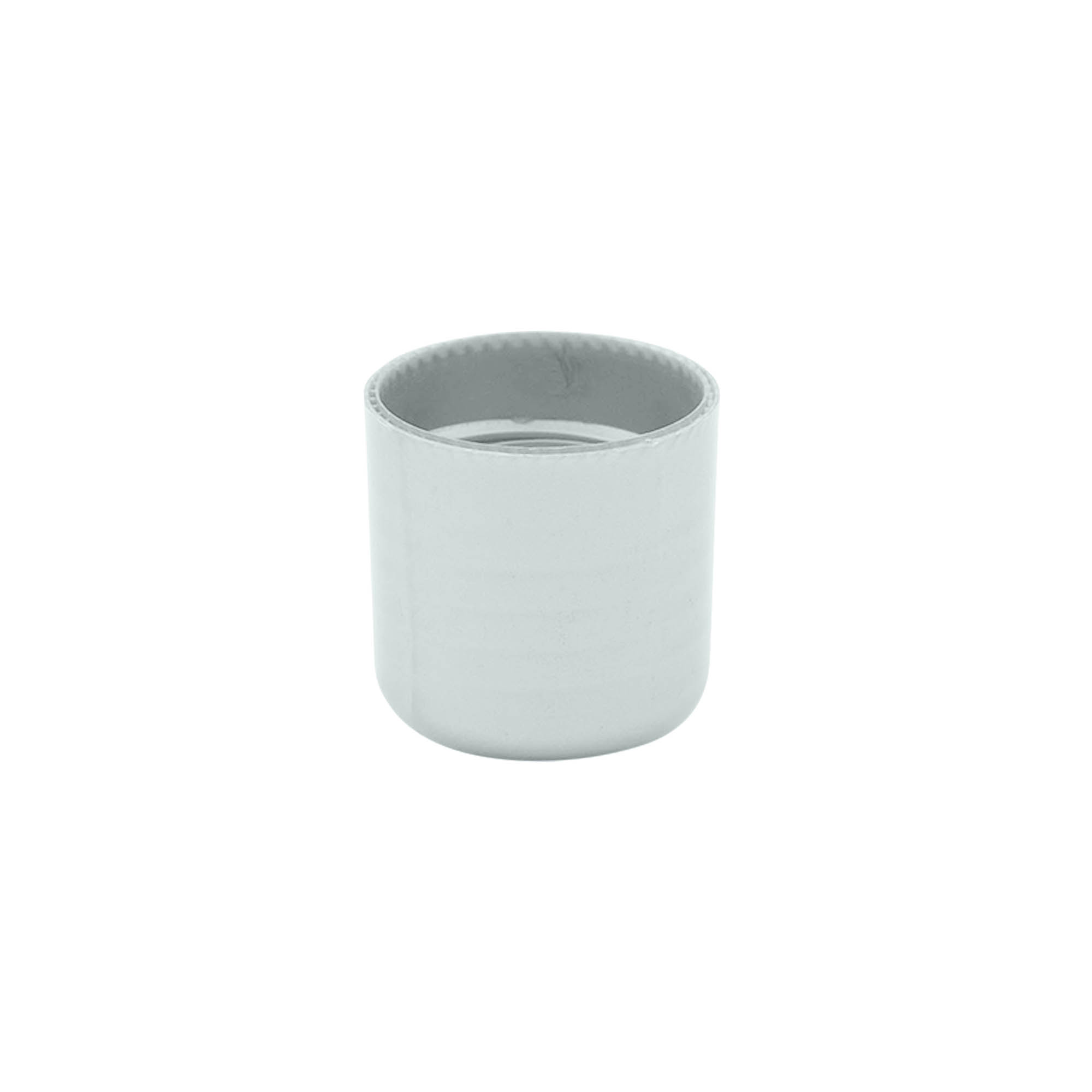 Schroefsluiting met doseerdop, PP-kunststof, zilver, voor monding: 24/410 Schroefsluiting met doseerdop, PP-kunststof, zilver, voor monding: 24/410
