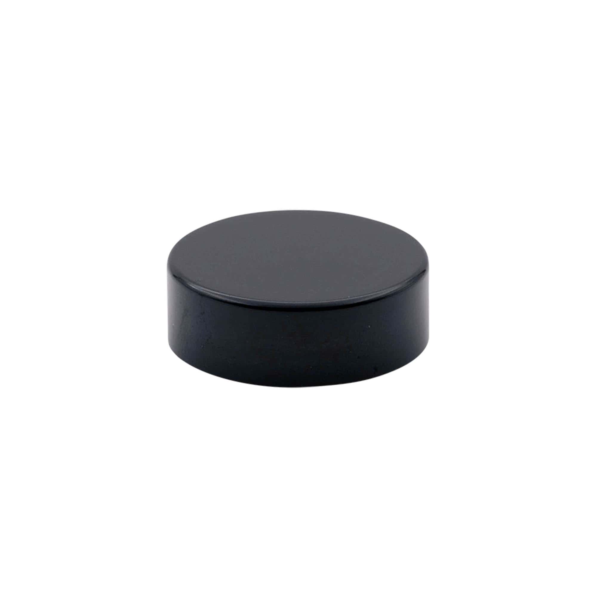 Schroefsluiting voor 'Brown Line' 30 ml, HPM-kunststof, zwart