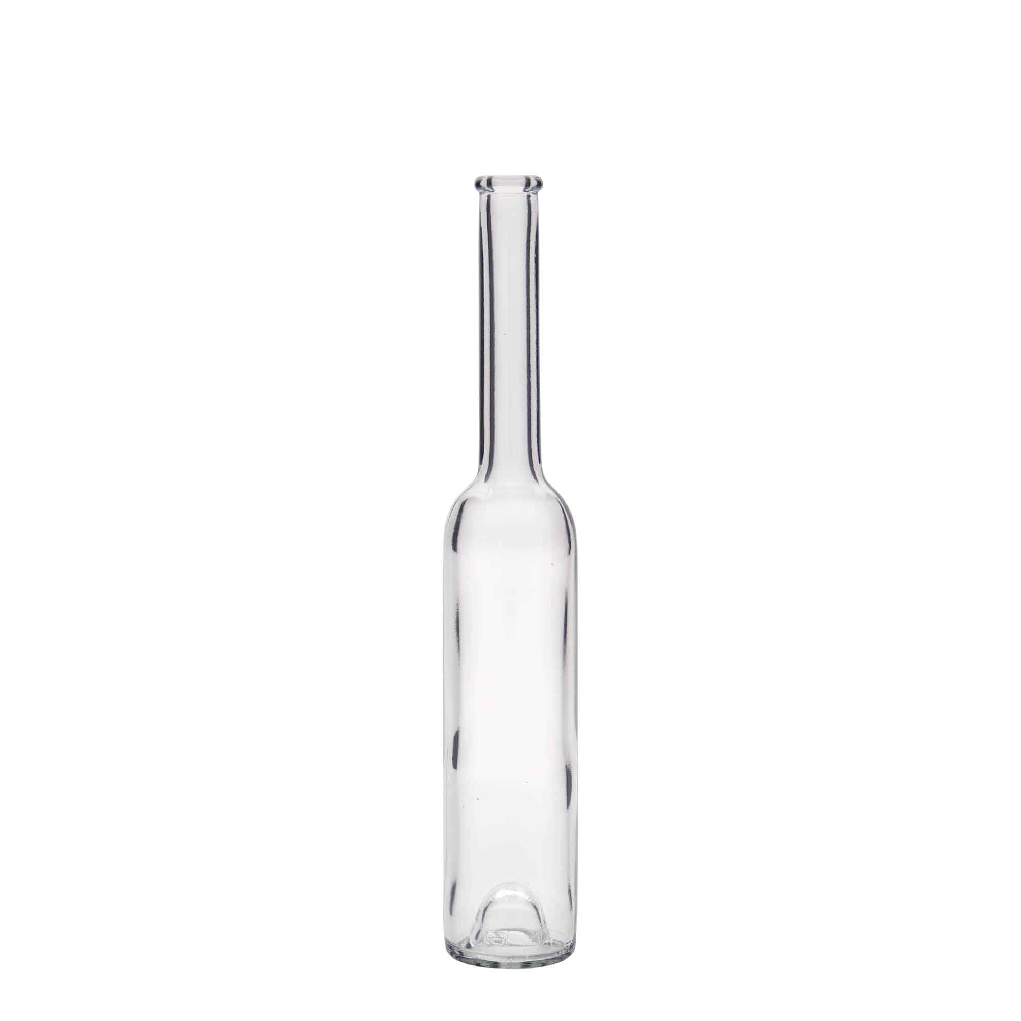Glazen fles 'Platina', 100 ml, monding: kurk Glazen fles 'Platina', 100 ml, monding: kurk