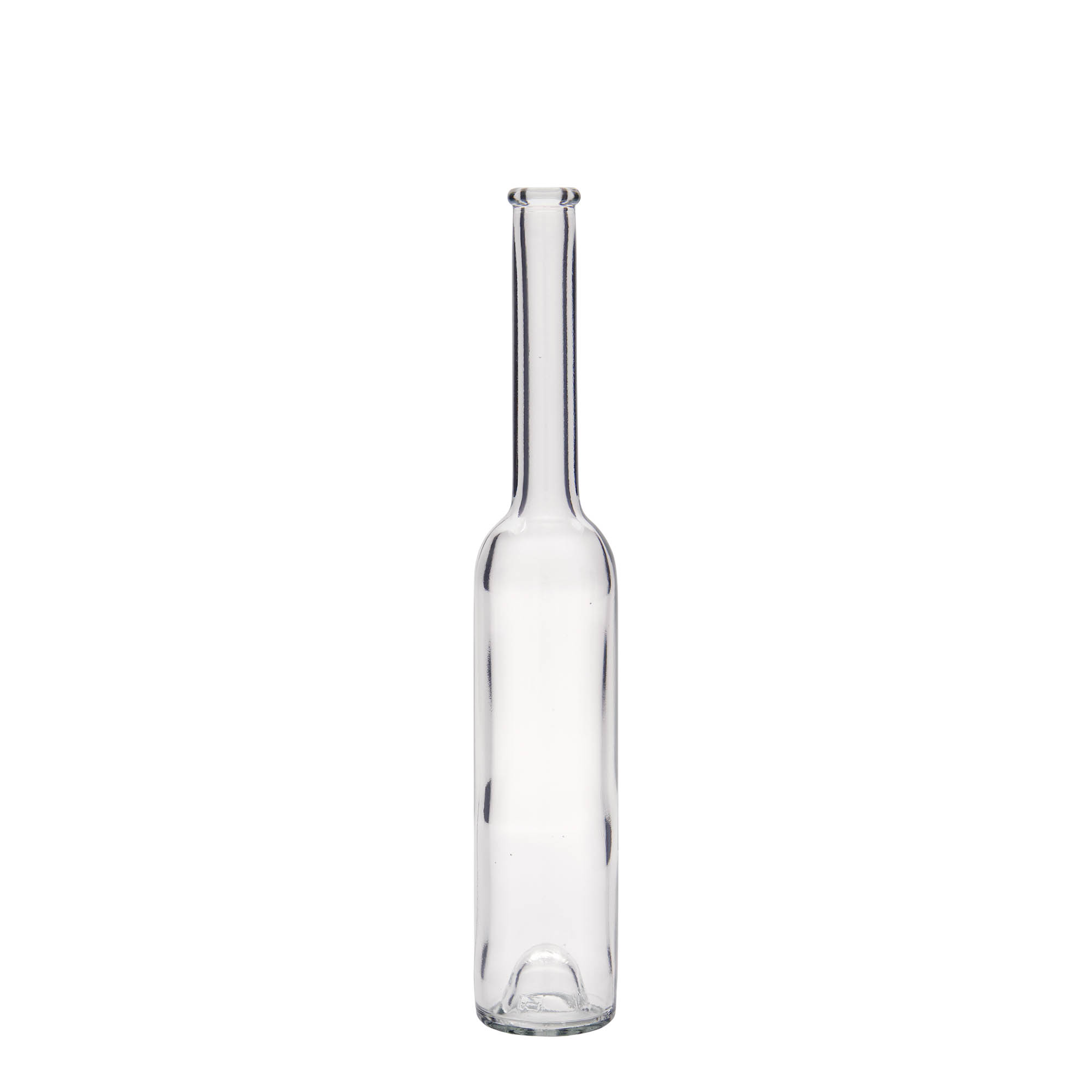 Glazen fles 'Platina', 100 ml, monding: kurk Glazen fles 'Platina', 100 ml, monding: kurk