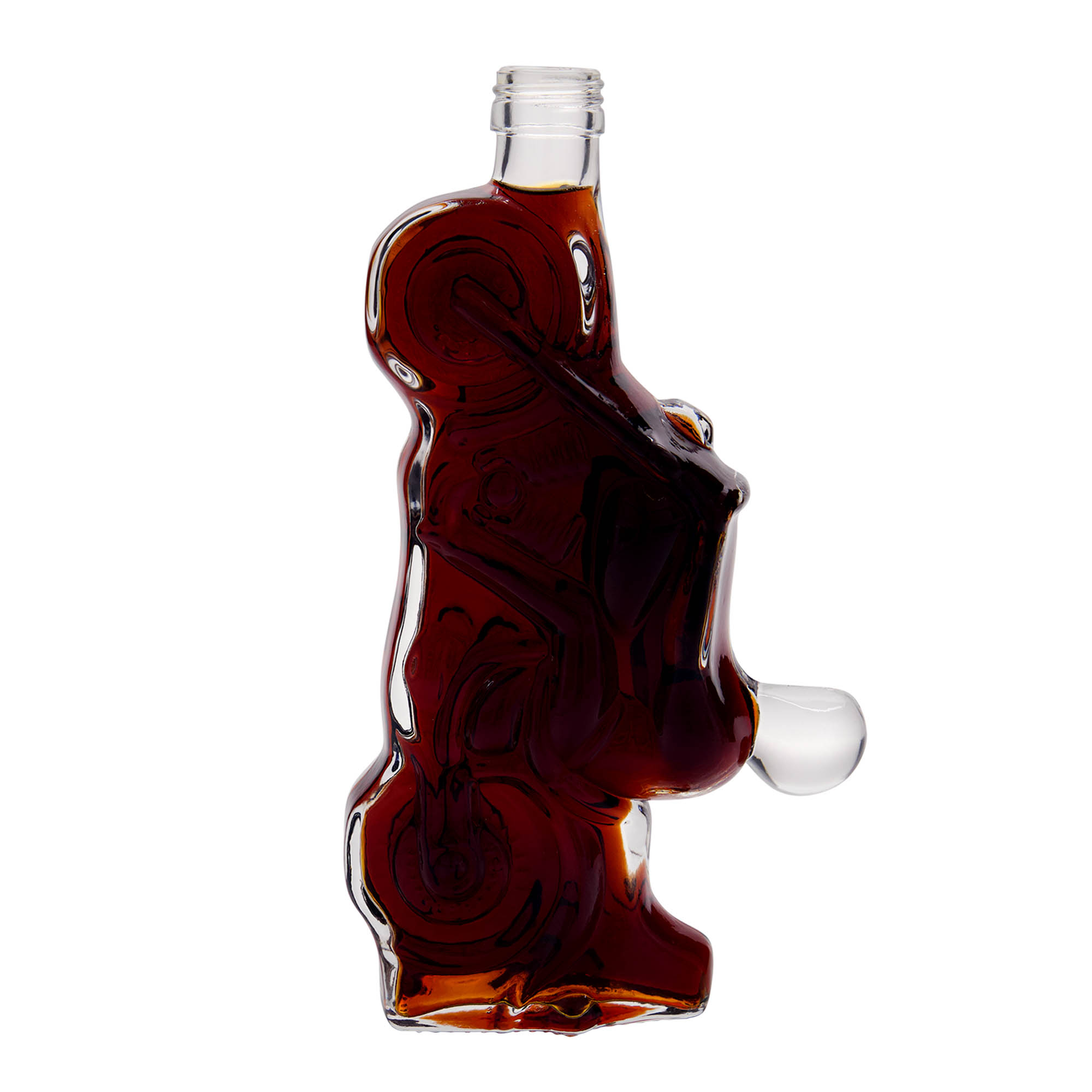 Glazen fles 'Motor', 350 ml, monding: PP 28 Glazen fles 'Motor', 350 ml, monding: PP 28