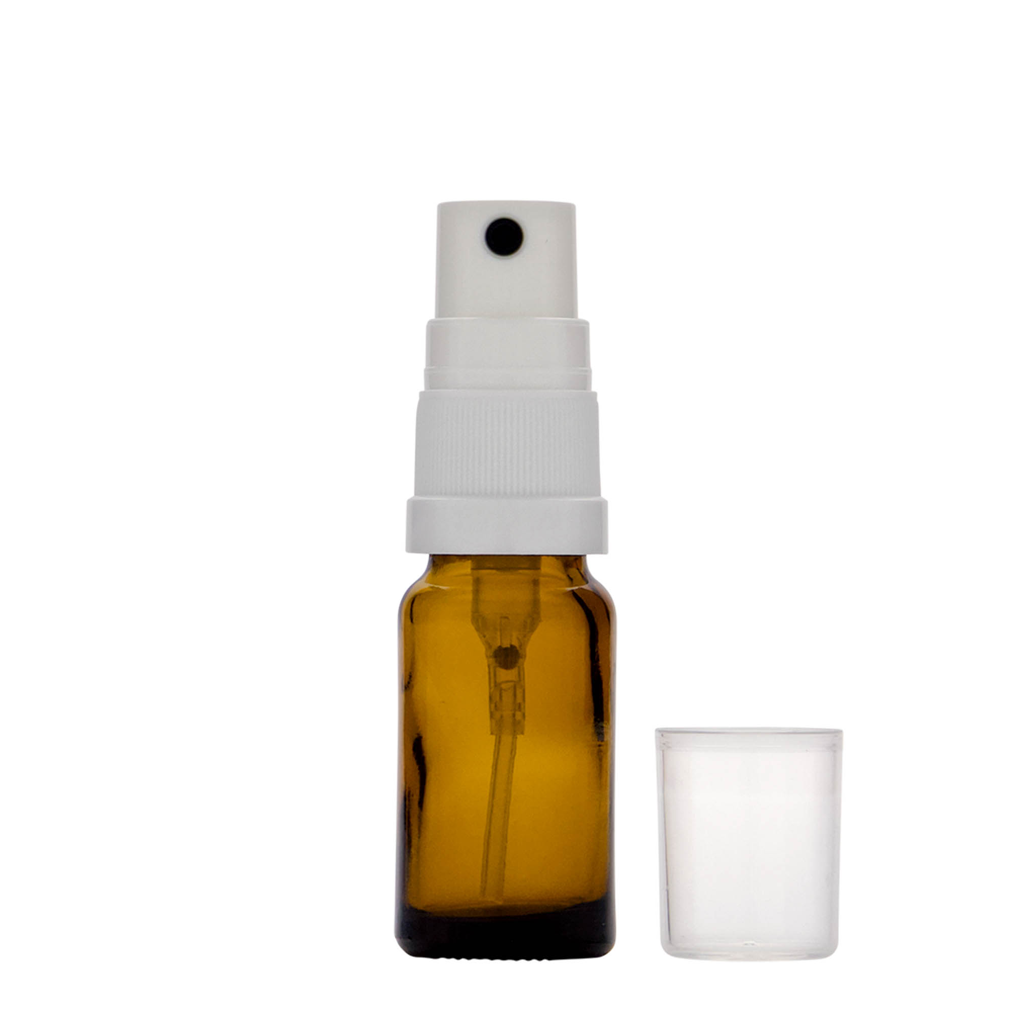 Flacon vaporisateur médical 10 ml, verre, brun, bouchage: DIN 18 Flacon vaporisateur médical 10 ml, verre, brun, bouchage: DIN 18
