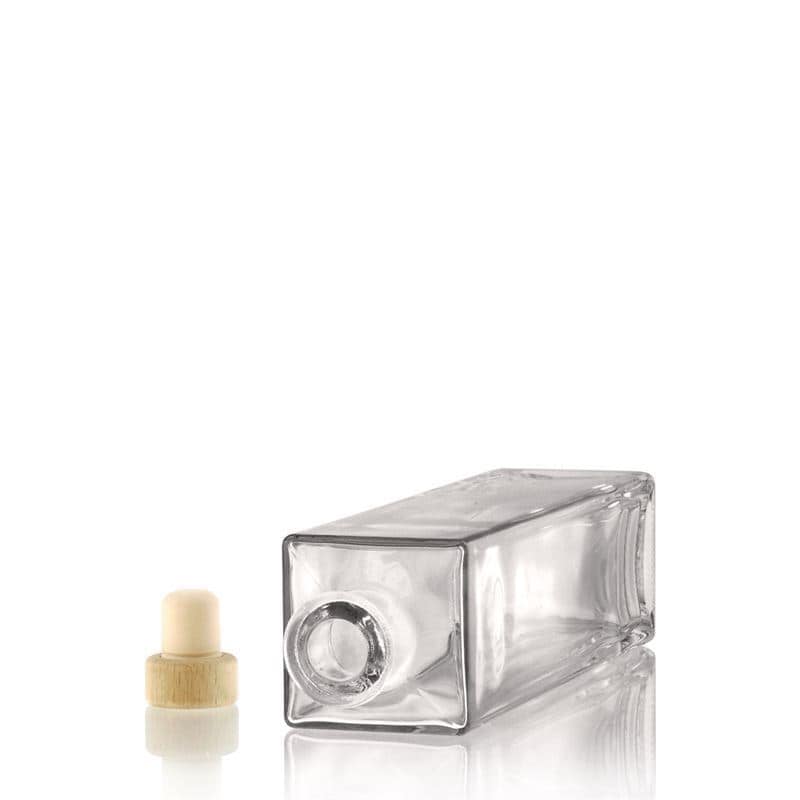 Bouteille en verre 500 ml 'Rafaello', carrée, bouchage: bouchon
