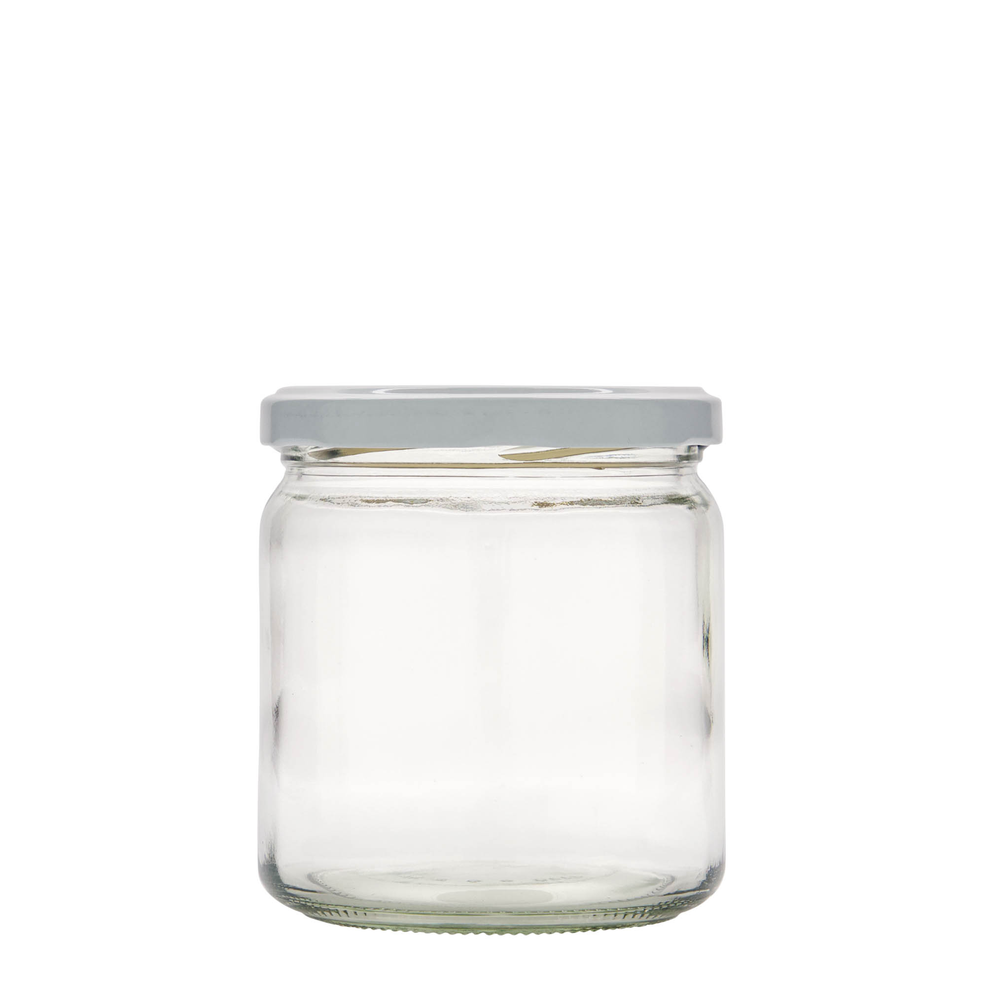 Ronde pot, 408 ml, monding: twist-off (TO 82) Ronde pot, 408 ml, monding: twist-off (TO 82)