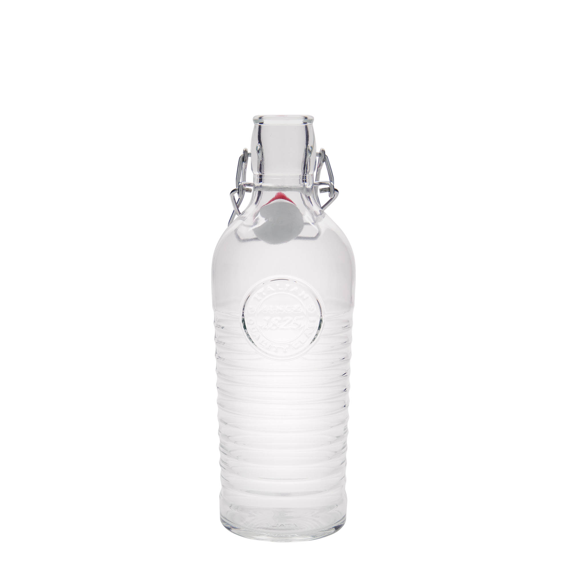 Glazen fles 'Officina 1825', 750 ml, monding: beugelsluiting