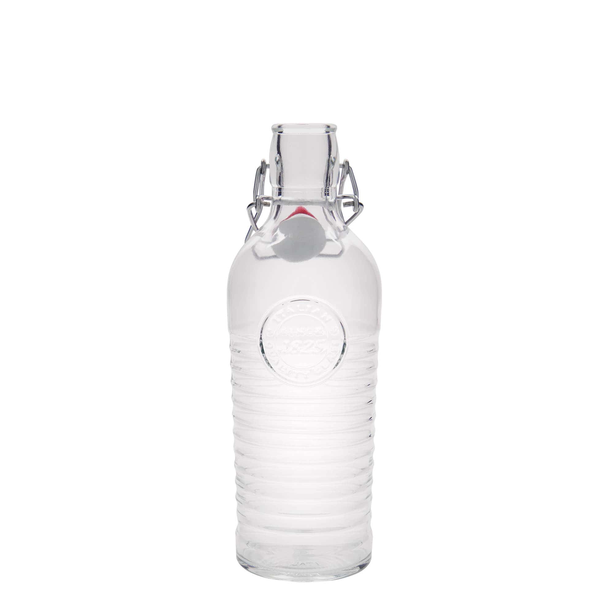 Glazen fles 'Officina 1825', 750 ml, monding: beugelsluiting