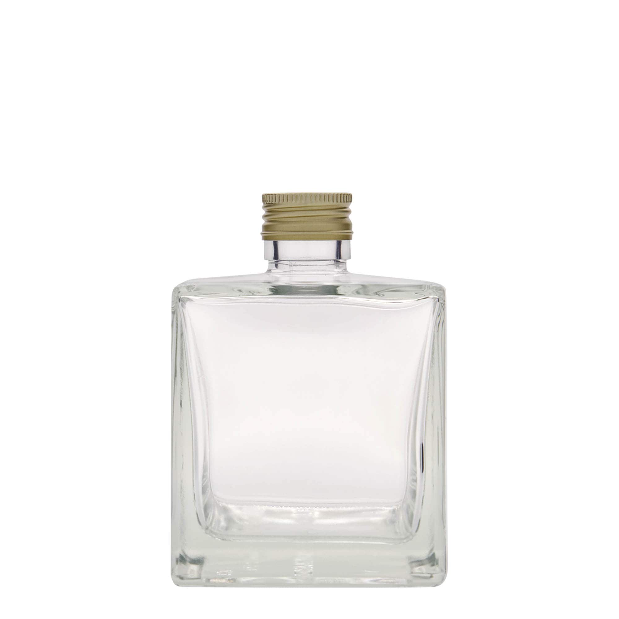 Glazen fles 'Cube', 500 ml, vierkant, monding: PP 31,5