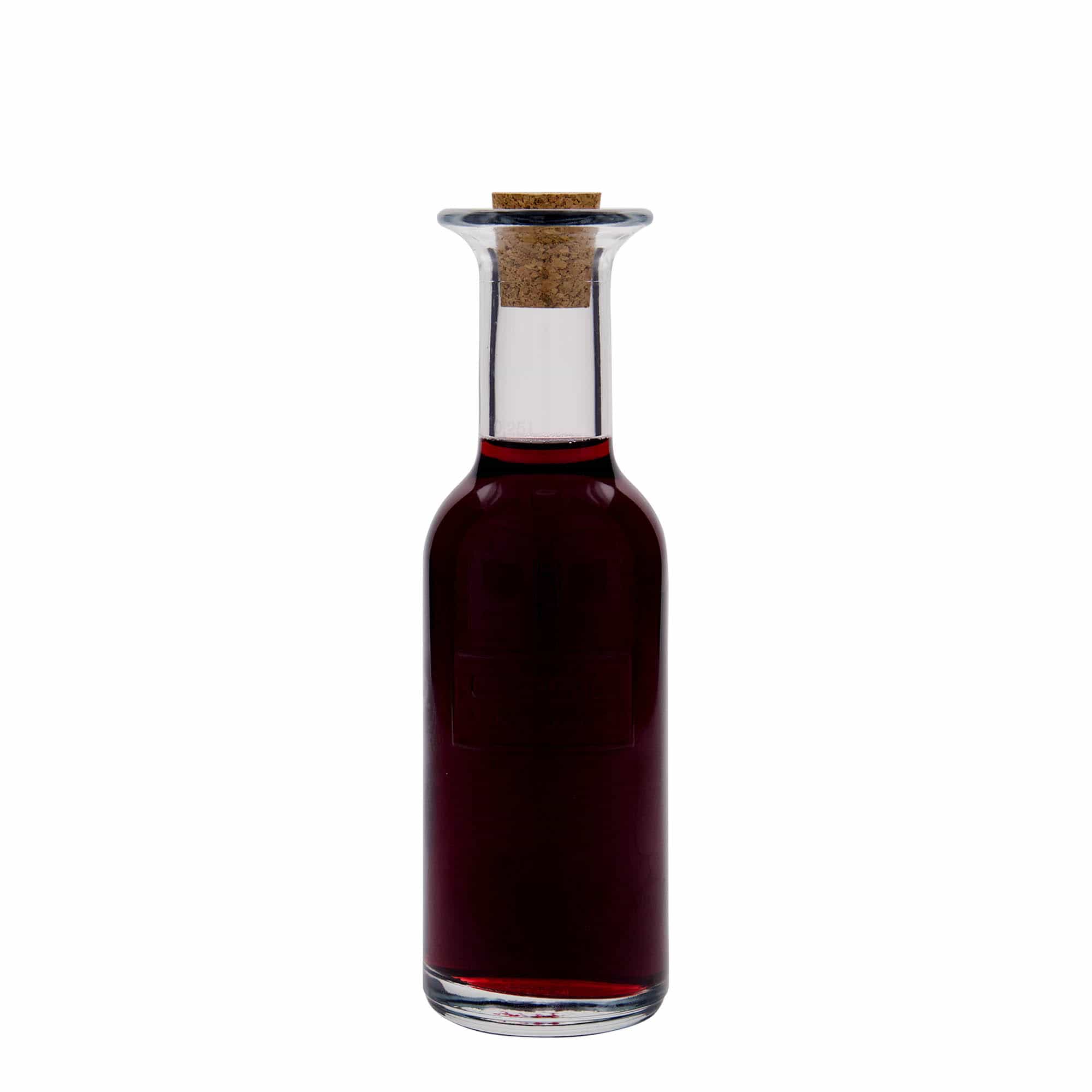 Glazen fles 'Optima Fine Wine', 250 ml, monding: kurk