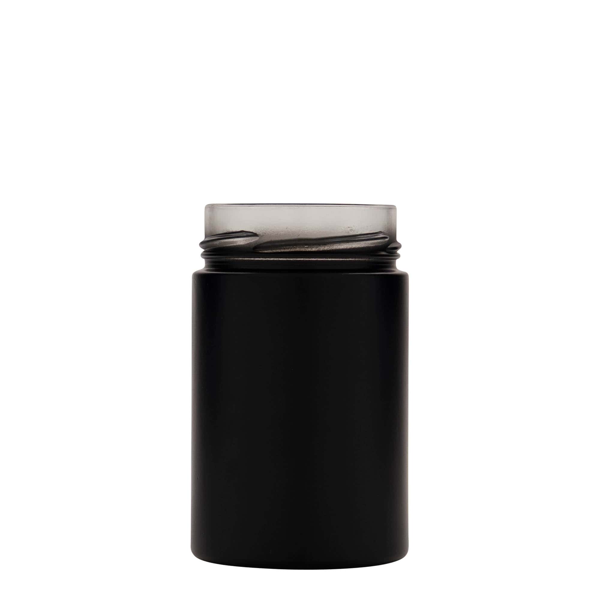 Bocal cylindrinque 327 ml « Aurora », noir, bouchage: Deep-Twist-Off (DTO 66)