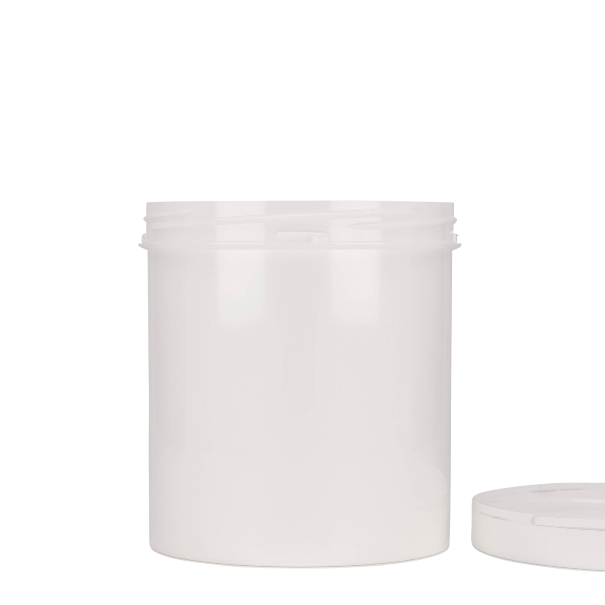 Boîte en plastique 1 000 ml 'Securilock', PP, blanche, bouchage: Bougage à vis Boîte en plastique 1 000 ml 'Securilock', PP, blanche, bouchage: Bougage à vis
