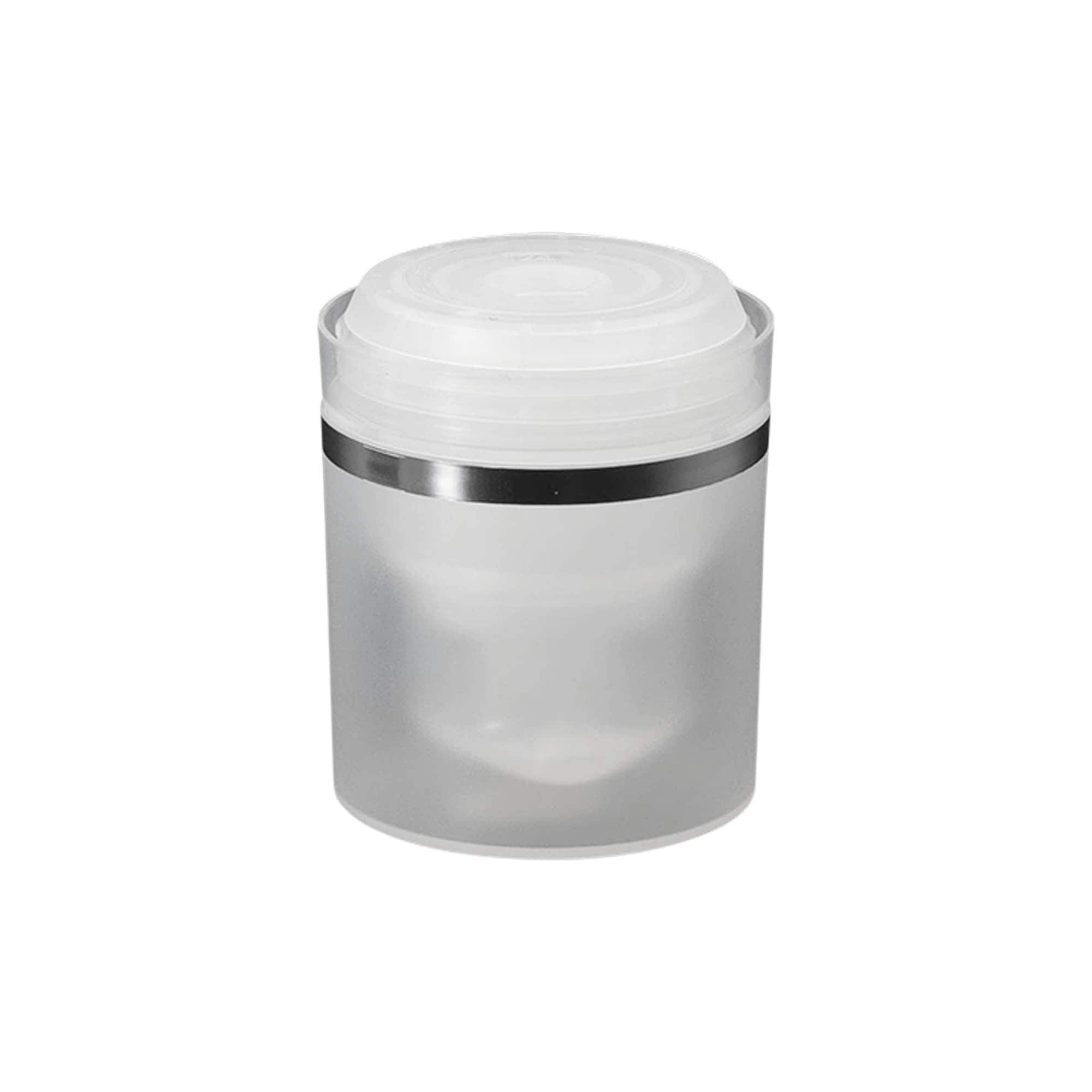 Flacon airless tête de pompe 'Mezzo', plastique PP, nature Flacon airless tête de pompe 'Mezzo', plastique PP, nature
