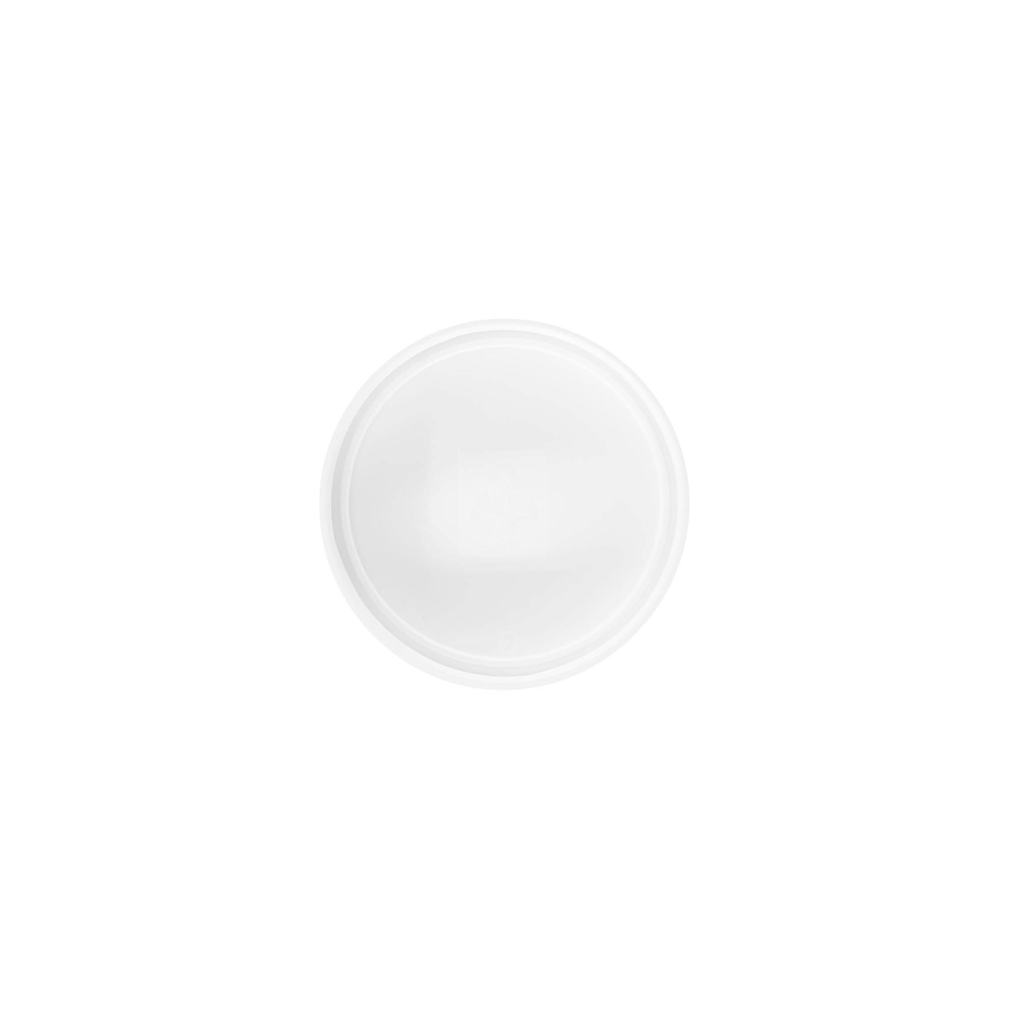 Bougage à vis « White Line » 60 ml, plastique PP, blanc