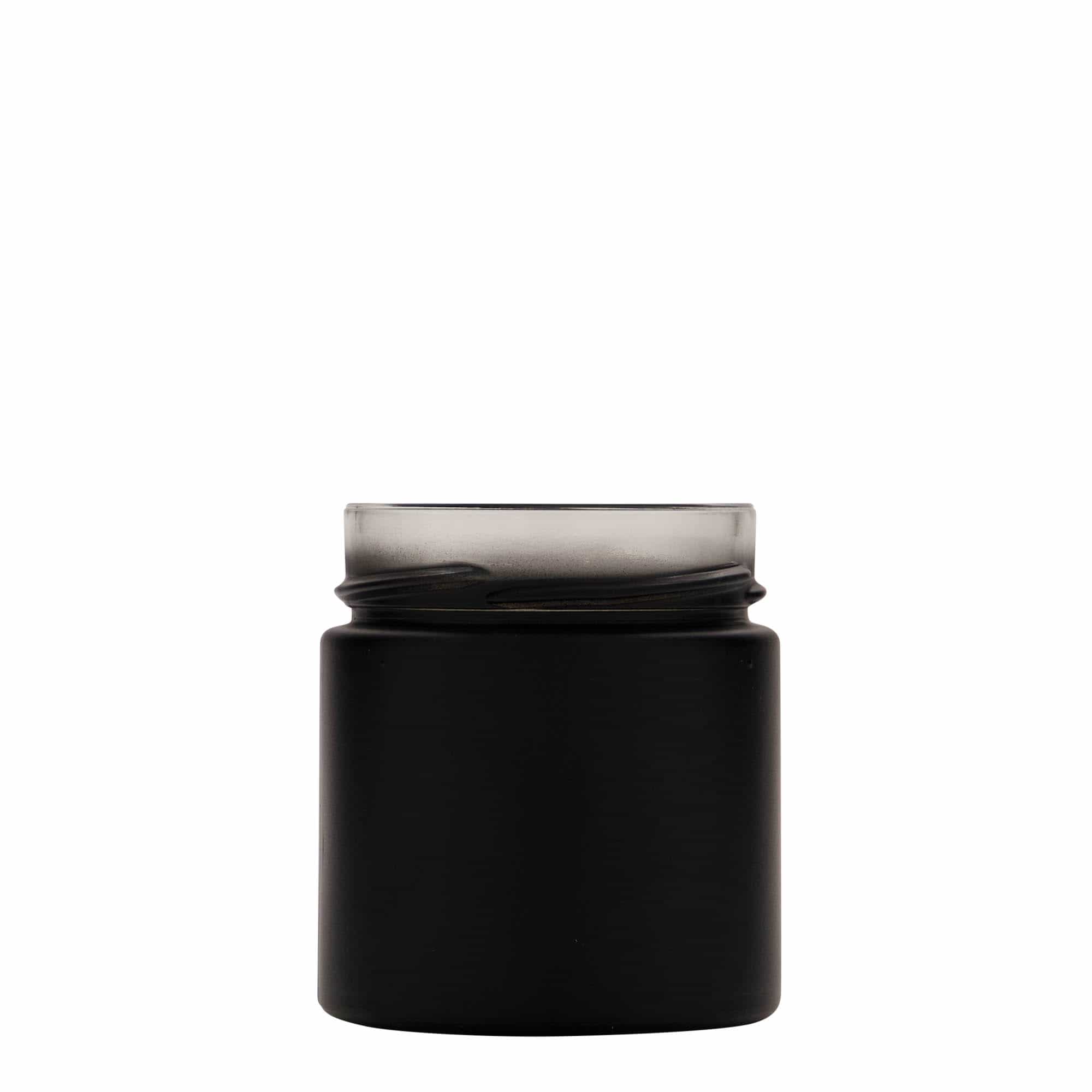 Bocal cylindrinque 220 ml 'Aurora', noir, bouchage: Deep-Twist-Off (DTO 66) Bocal cylindrinque 220 ml 'Aurora', noir, bouchage: Deep-Twist-Off (DTO 66)