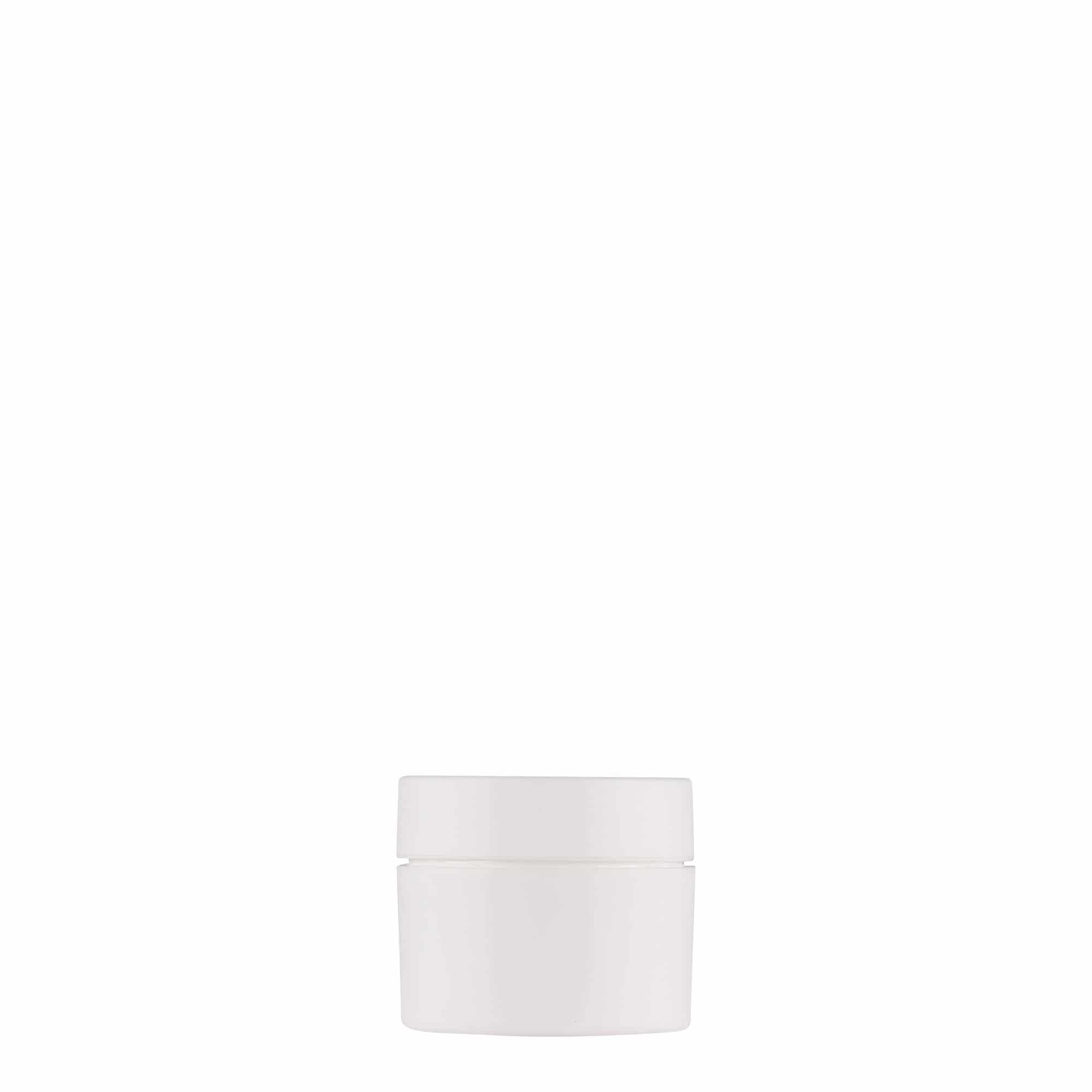 Plastic pot 'Antonella', 5 ml, PP, wit, monding: schroefsluiting