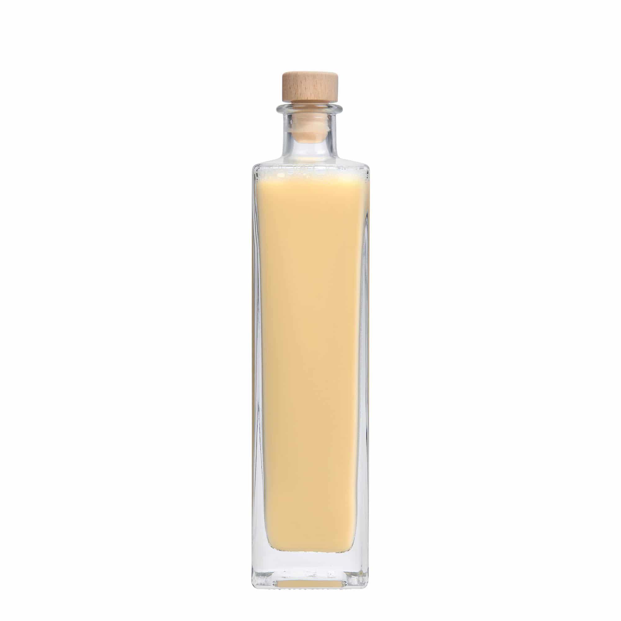 Bouteille en verre 500 ml « Rafaello », carrée, bouchage: bouchon