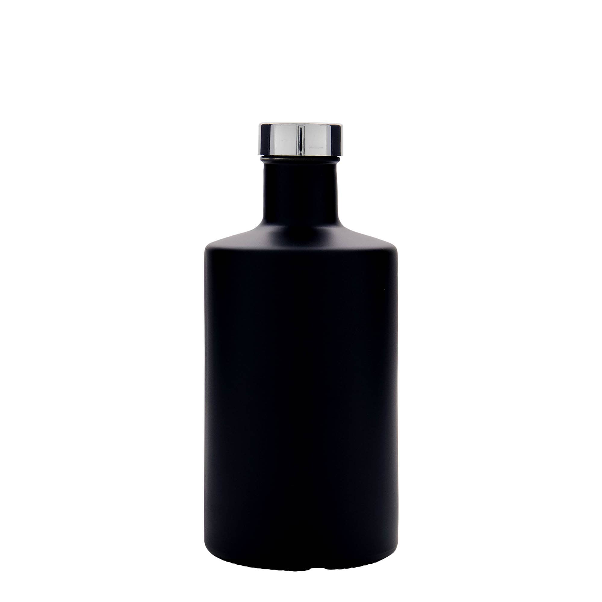 Bouteille en verre 500 ml « Caroline », noire, bouchage: GPI 33