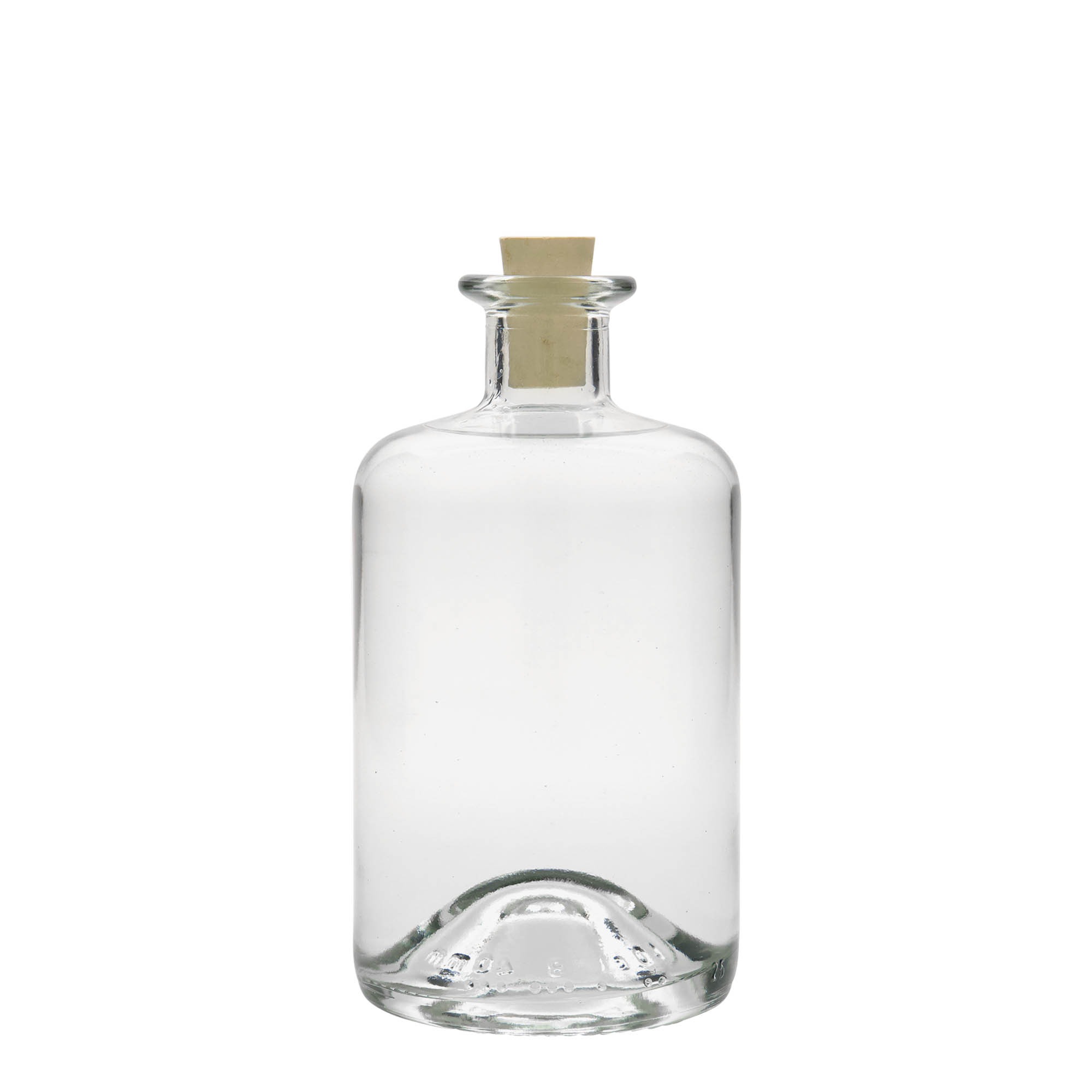 Glazen fles Apotheker, 500 ml, monding: kurk Glazen fles Apotheker, 500 ml, monding: kurk