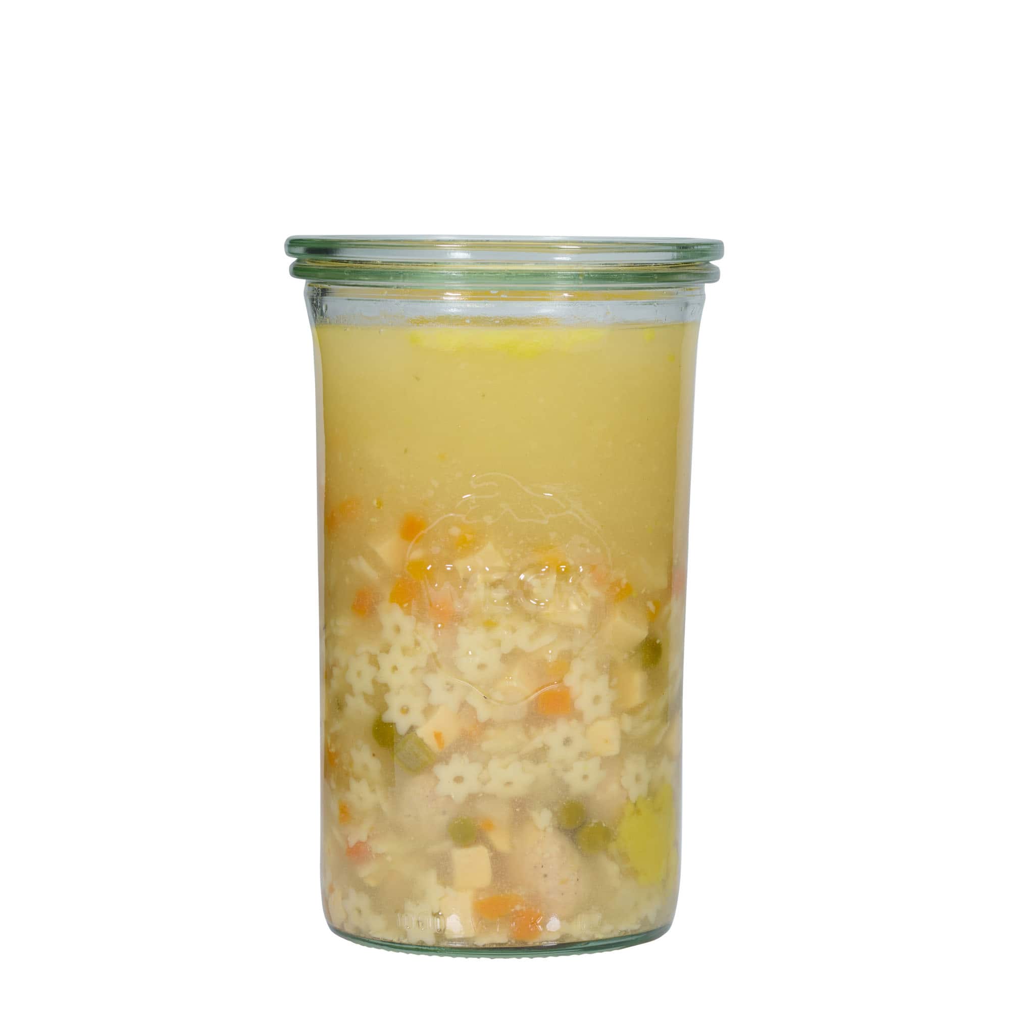 WECK-stortglas, 1000 ml, monding: ronde rand