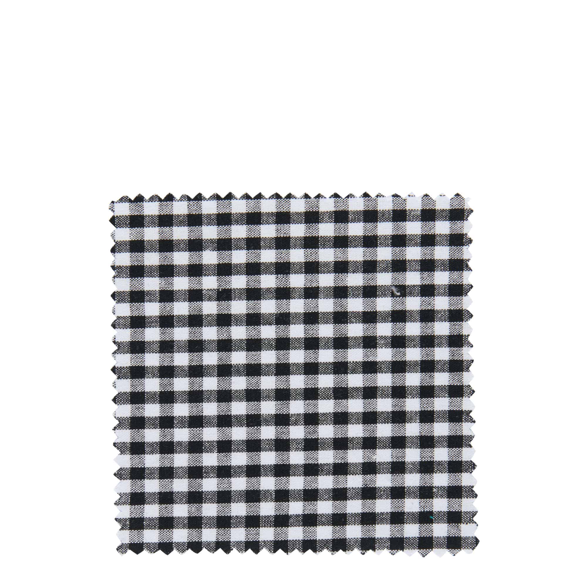 Napperon à carreaux 12x12, carré, tissu, noir, bouchage: TO38-TO53