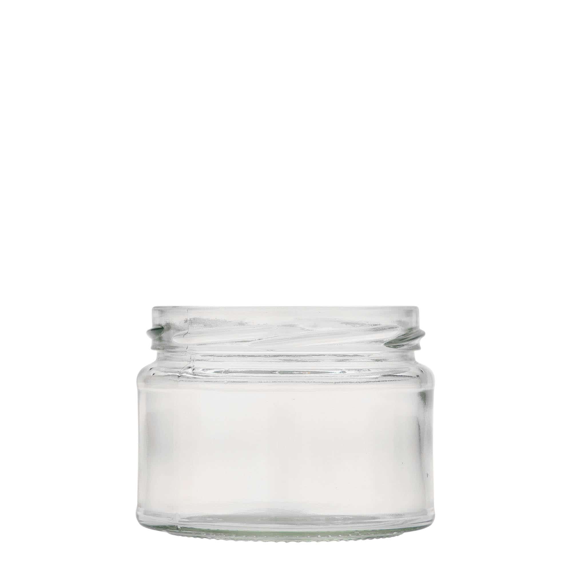 Bocal cylindrique plat 280 ml, bouchage: Twist-Off (TO 82)
