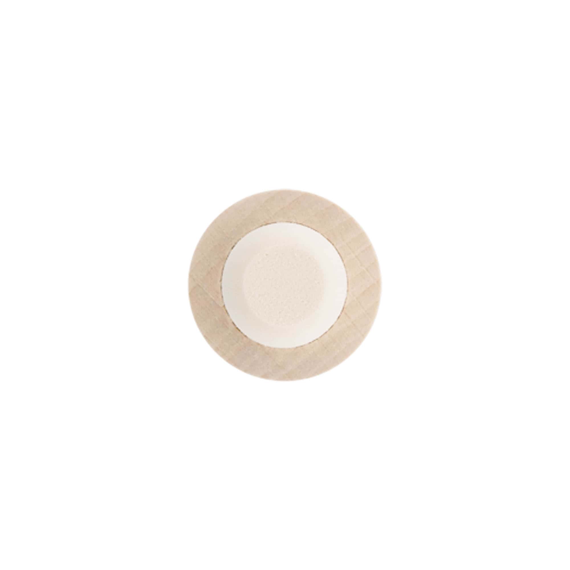 Dopkurk, 18 mm, hout/kunststof, voor monding: kurk