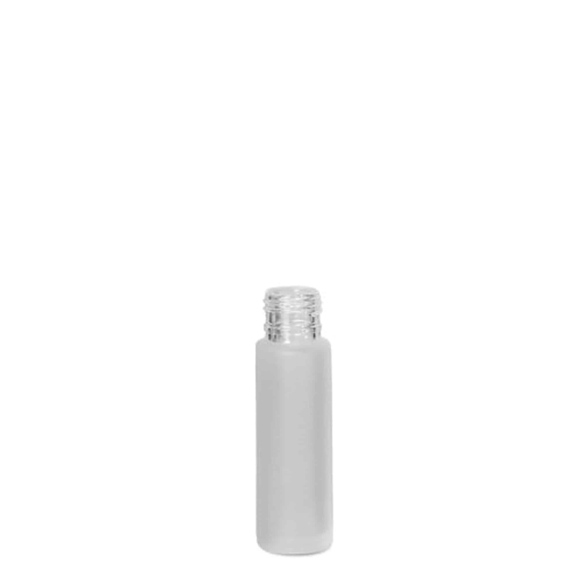 Flacon roll-on 10 ml, verre, givré, goulot : bouchon à vis