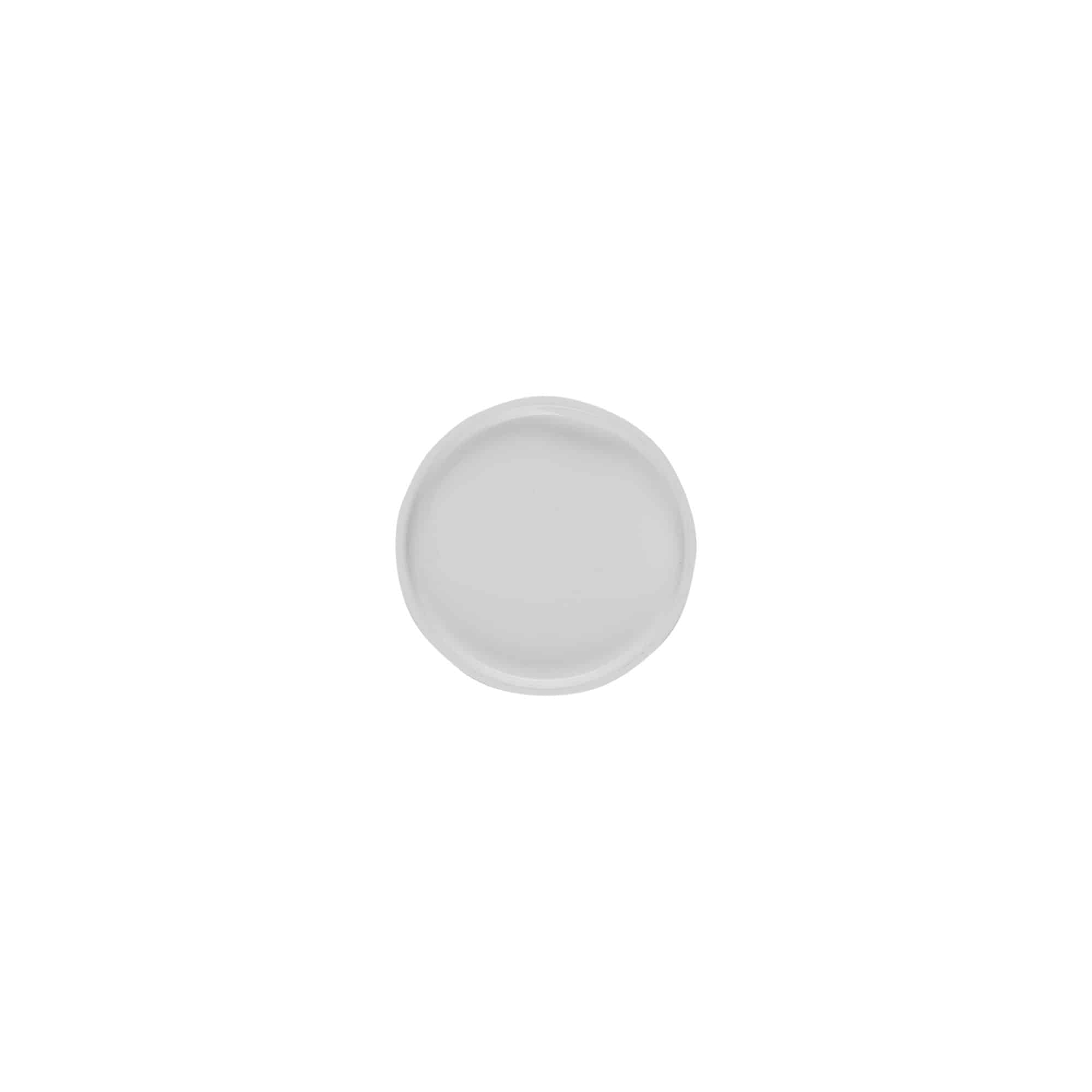 Couvertures pour 50 ml 'Magic', plastique PP, blanc
