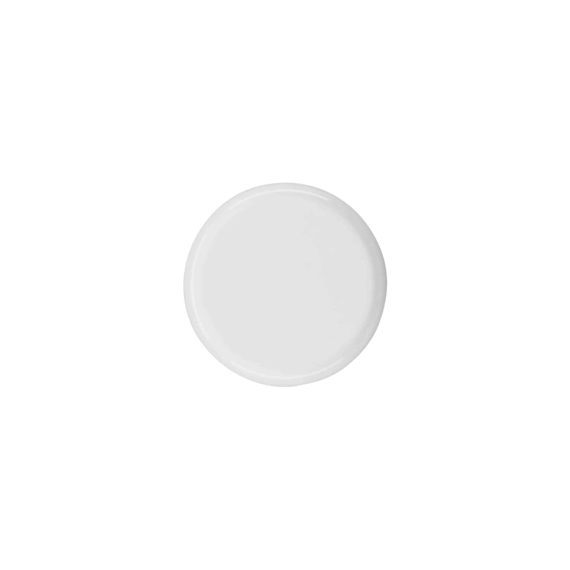 Bougage à vis pour bouteille ronde avec insert de pulvérisation, plastique PE, blanc, pour bouchage: DIN 18 Bougage à vis pour bouteille ronde avec insert de pulvérisation, plastique PE, blanc, pour bouchage: DIN 18