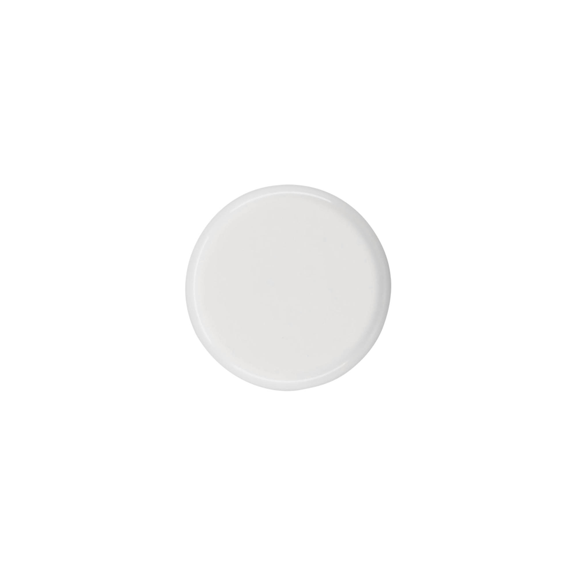 Bougage à vis pour bouteille ronde avec insert de pulvérisation, plastique PE, blanc, pour bouchage: DIN 18 Bougage à vis pour bouteille ronde avec insert de pulvérisation, plastique PE, blanc, pour bouchage: DIN 18