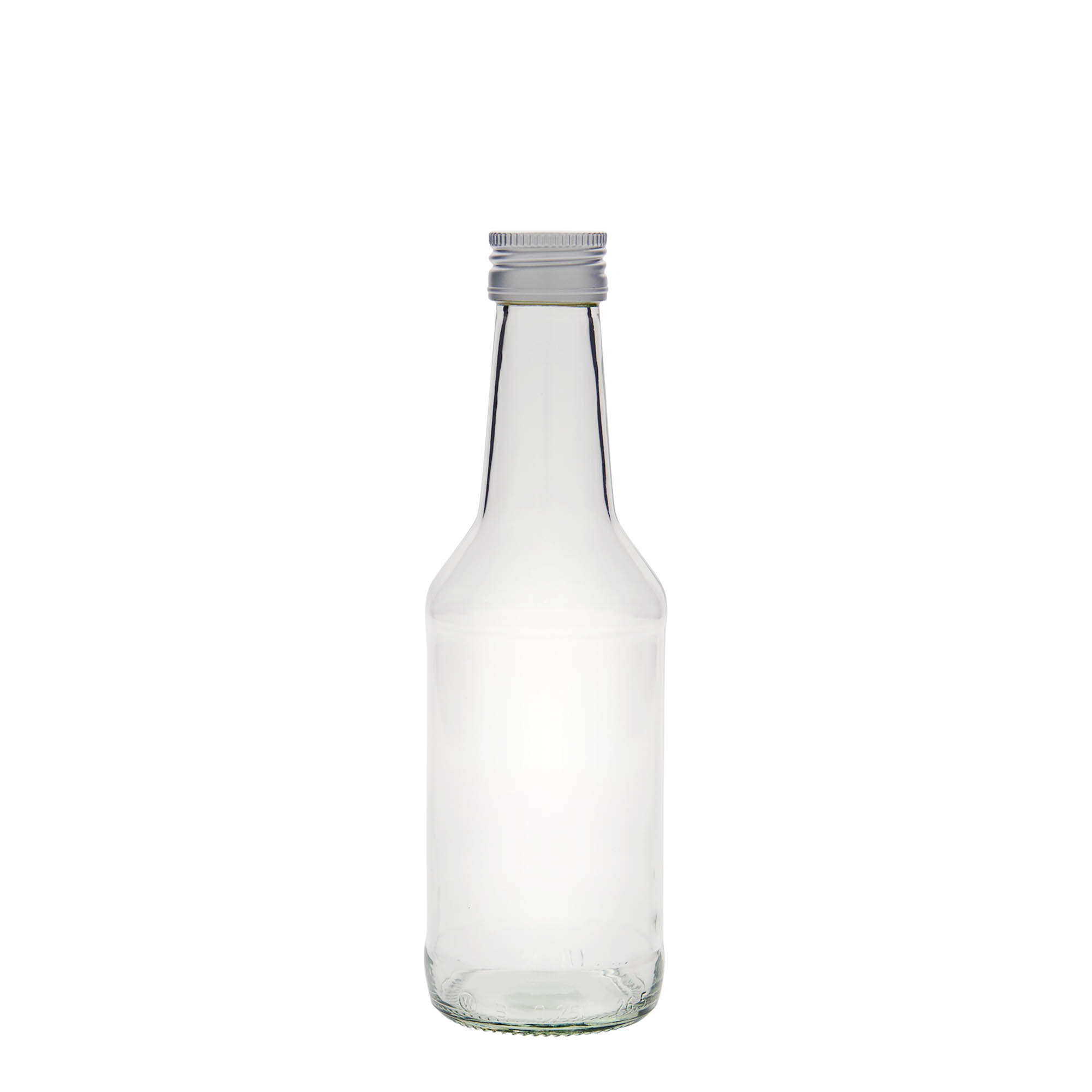 Glazen fles 'Nils', 250 ml, monding: PP 28 Glazen fles 'Nils', 250 ml, monding: PP 28
