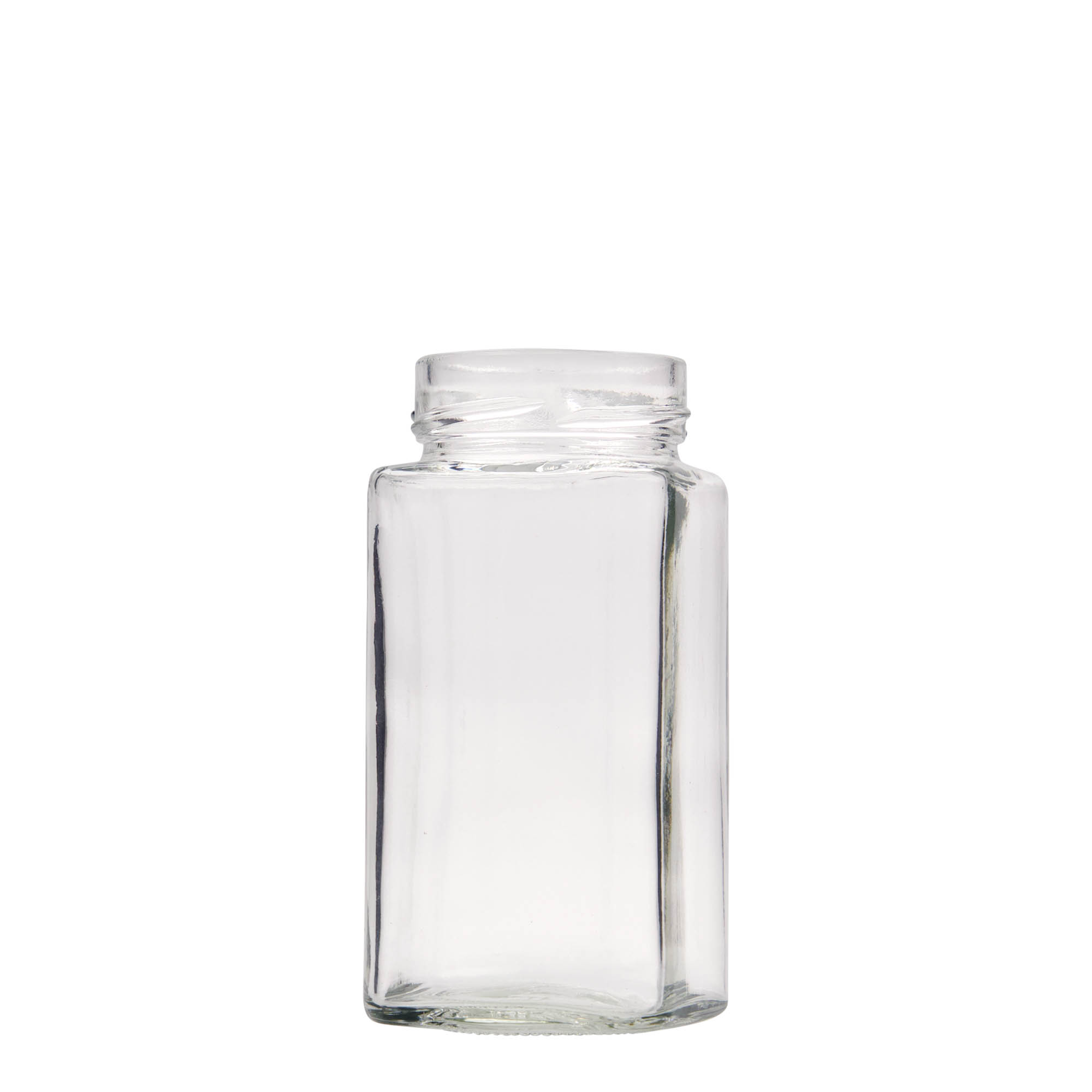 Vierkante pot 'Vat', 314 ml, monding: deep-twist-off (DTO 58) Vierkante pot 'Vat', 314 ml, monding: deep-twist-off (DTO 58)