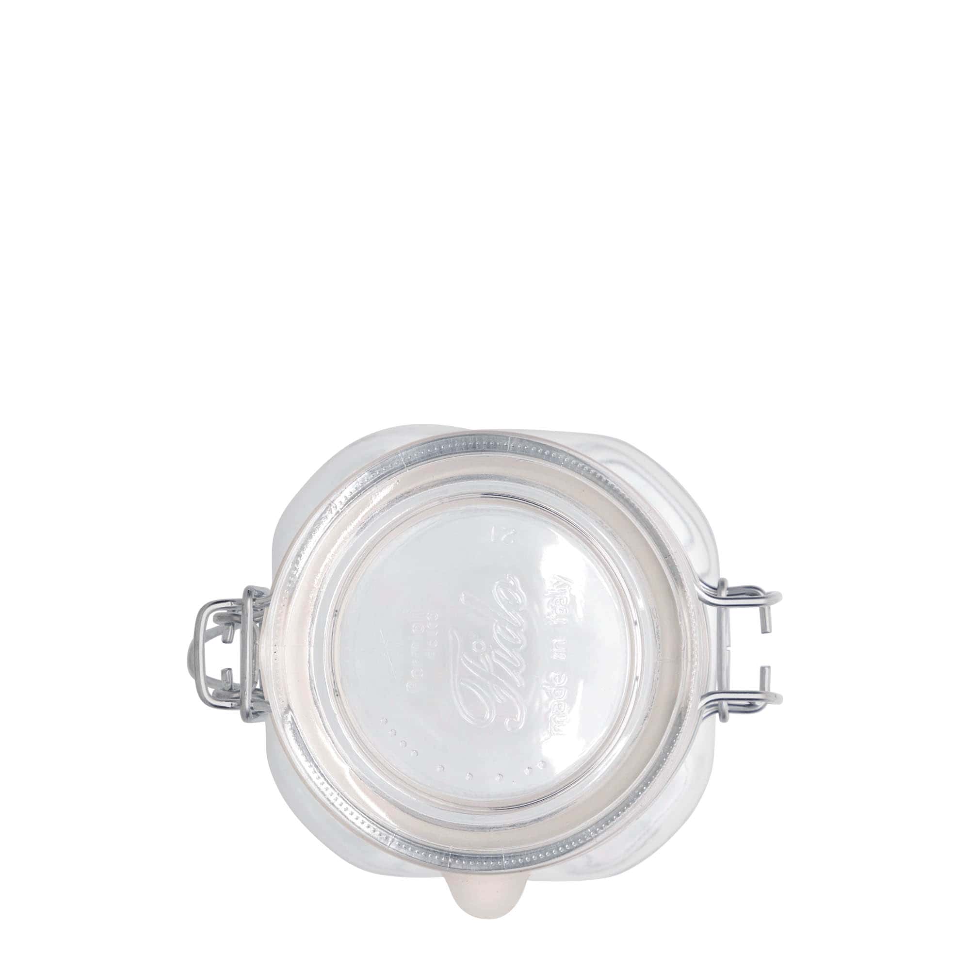 Pot met beugelsluiting 'Fido', 500 ml, vierkant, monding: beugelsluiting Pot met beugelsluiting 'Fido', 500 ml, vierkant, monding: beugelsluiting