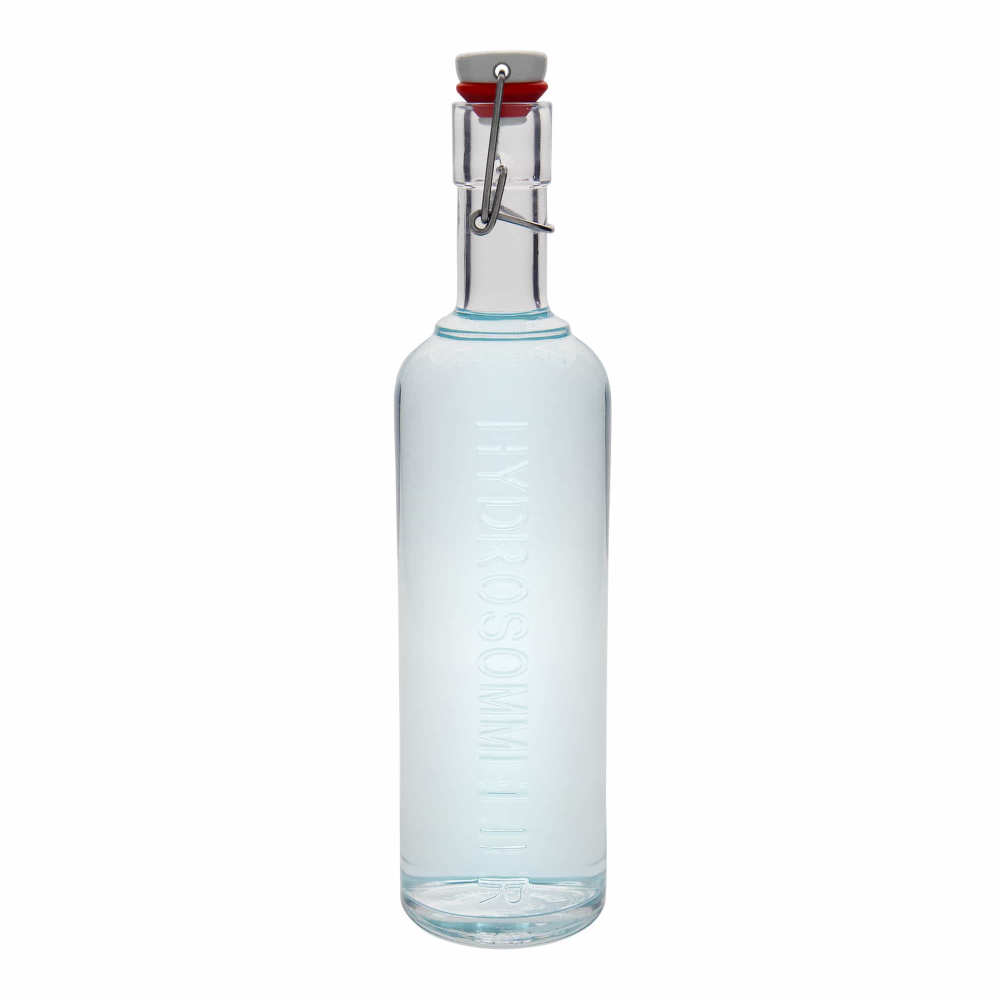 Bouteille en verre 1 000 ml 'Optima Hydrosommelier', bouchage: bouchon mécanique Bouteille en verre 1 000 ml 'Optima Hydrosommelier', bouchage: bouchon mécanique