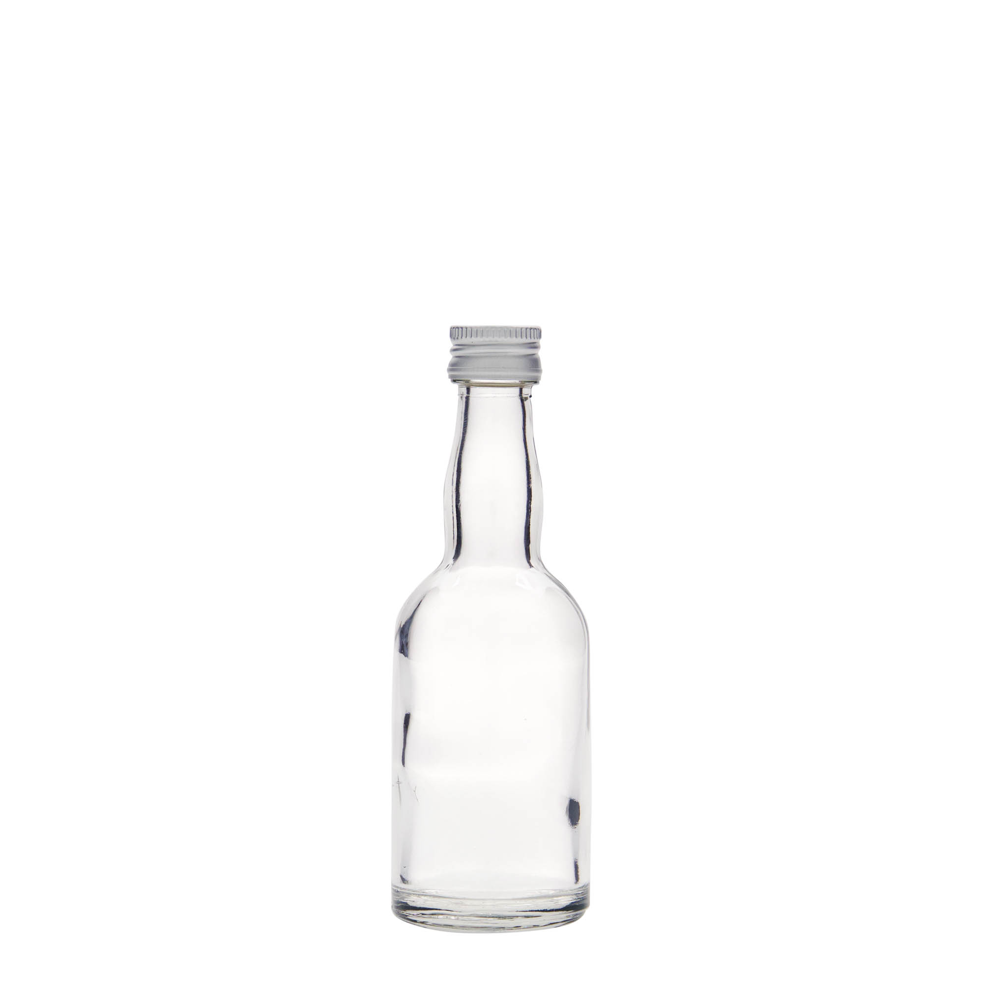 Glazen fles 'Proba', 50 ml, monding: PP 18 Glazen fles 'Proba', 50 ml, monding: PP 18