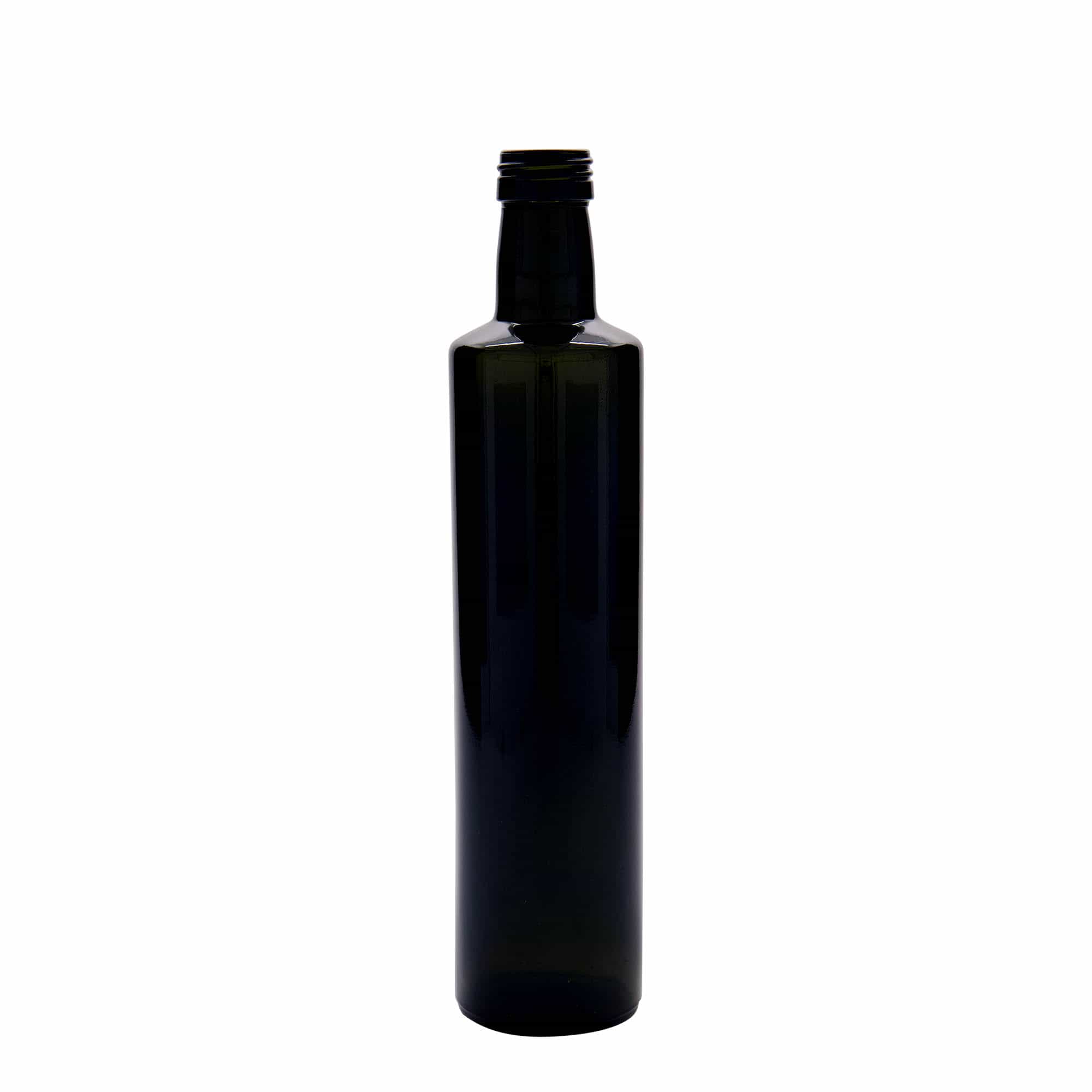 Bouteille en verre 500 ml 'Dorica', vert antique, bouchage: PP 31,5