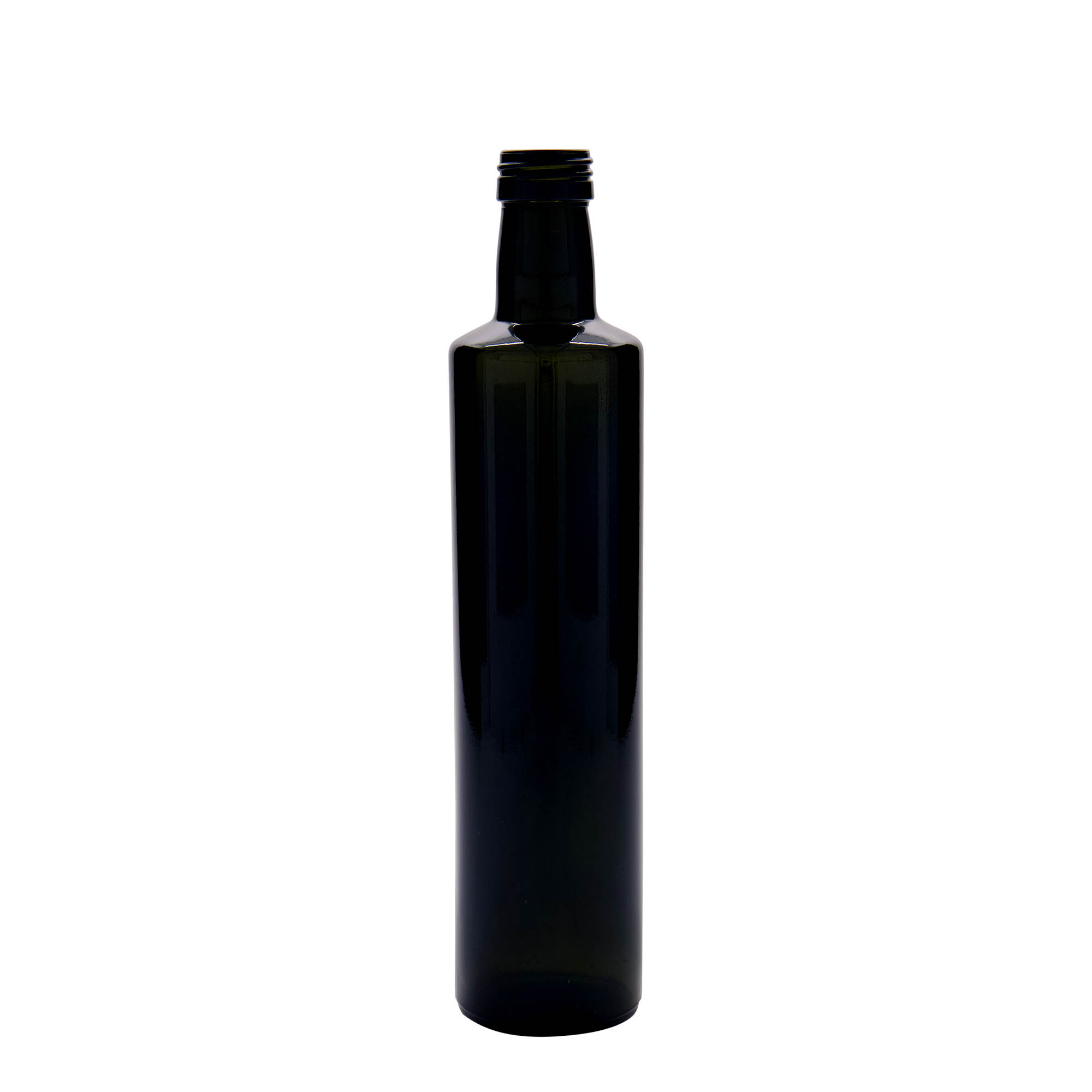 Bouteille en verre 500 ml 'Dorica', vert antique, bouchage: PP 31,5 Bouteille en verre 500 ml 'Dorica', vert antique, bouchage: PP 31,5