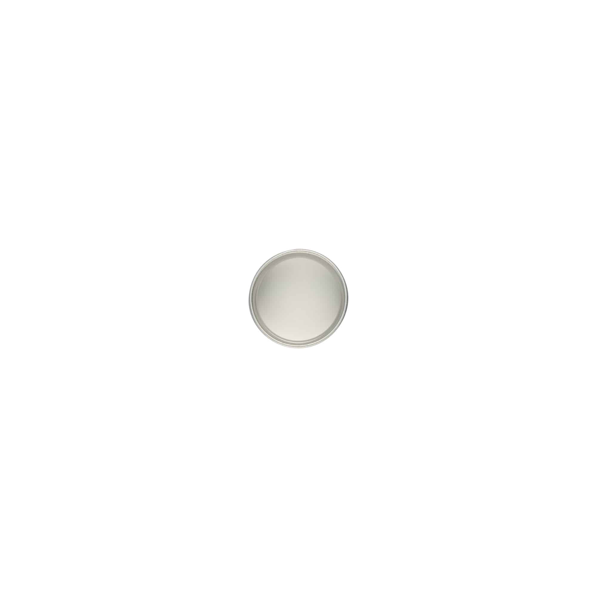 Schroefsluiting, metaal, zilver, voor monding: 20/410 Schroefsluiting, metaal, zilver, voor monding: 20/410