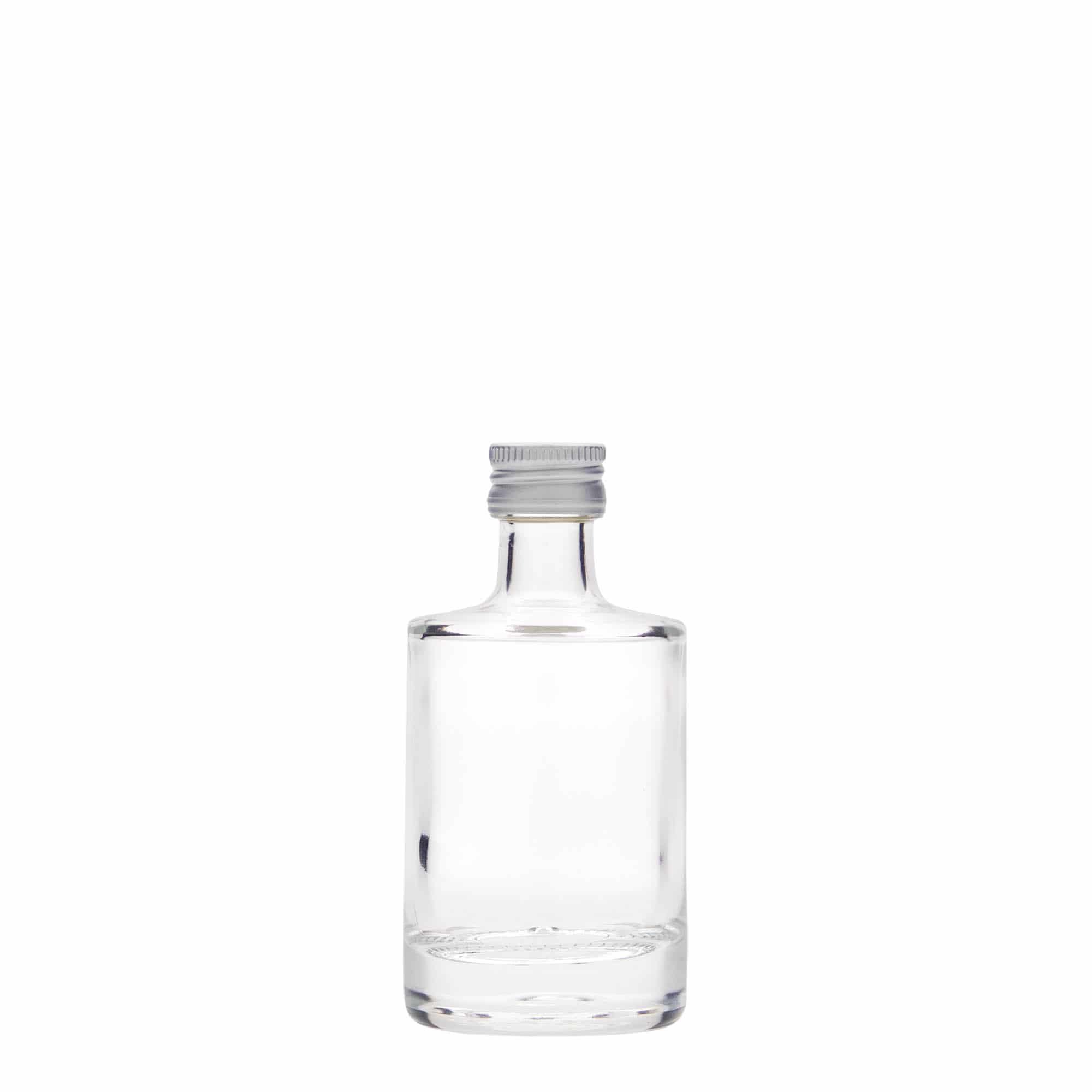 Bouteille en verre 50 ml 'Aventura', bouchage: PP 18