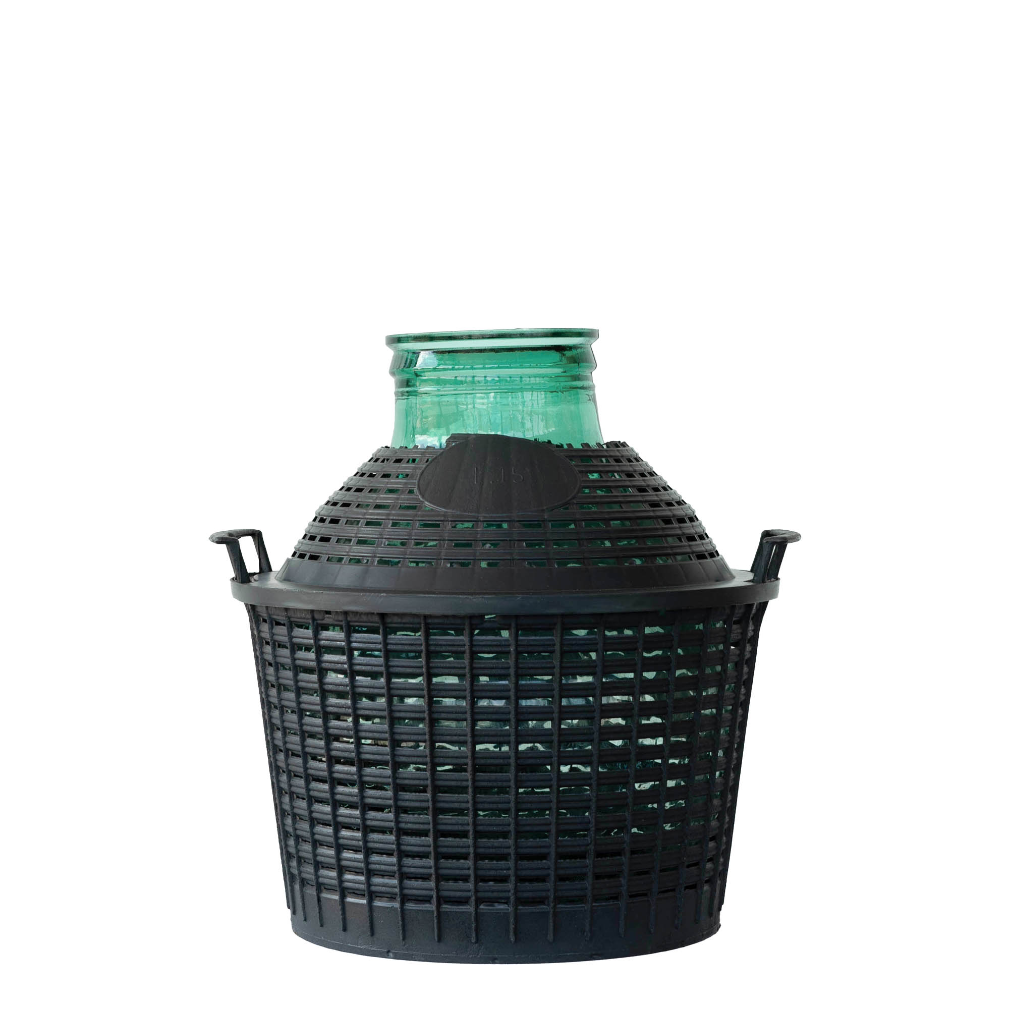 Dame-jeanne 15 l à col large, verre, bouchage: couvercle cloche Dame-jeanne 15 l à col large, verre, bouchage: couvercle cloche