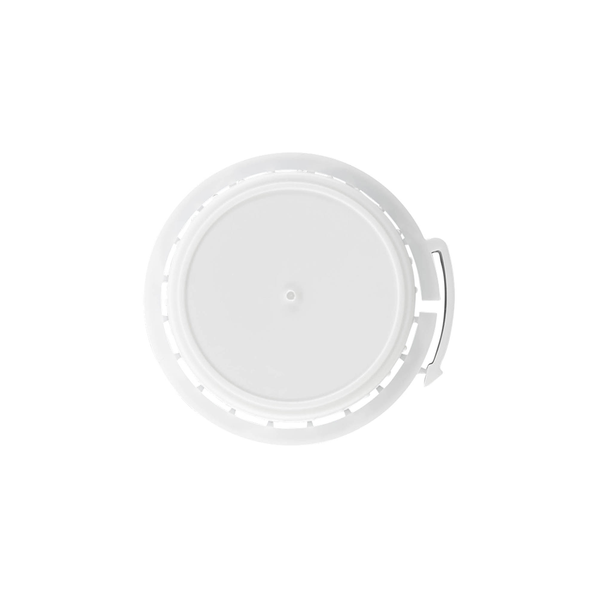 Schroefsluiting aluminium fles, PP-kunststof, wit, voor monding: DIN 32