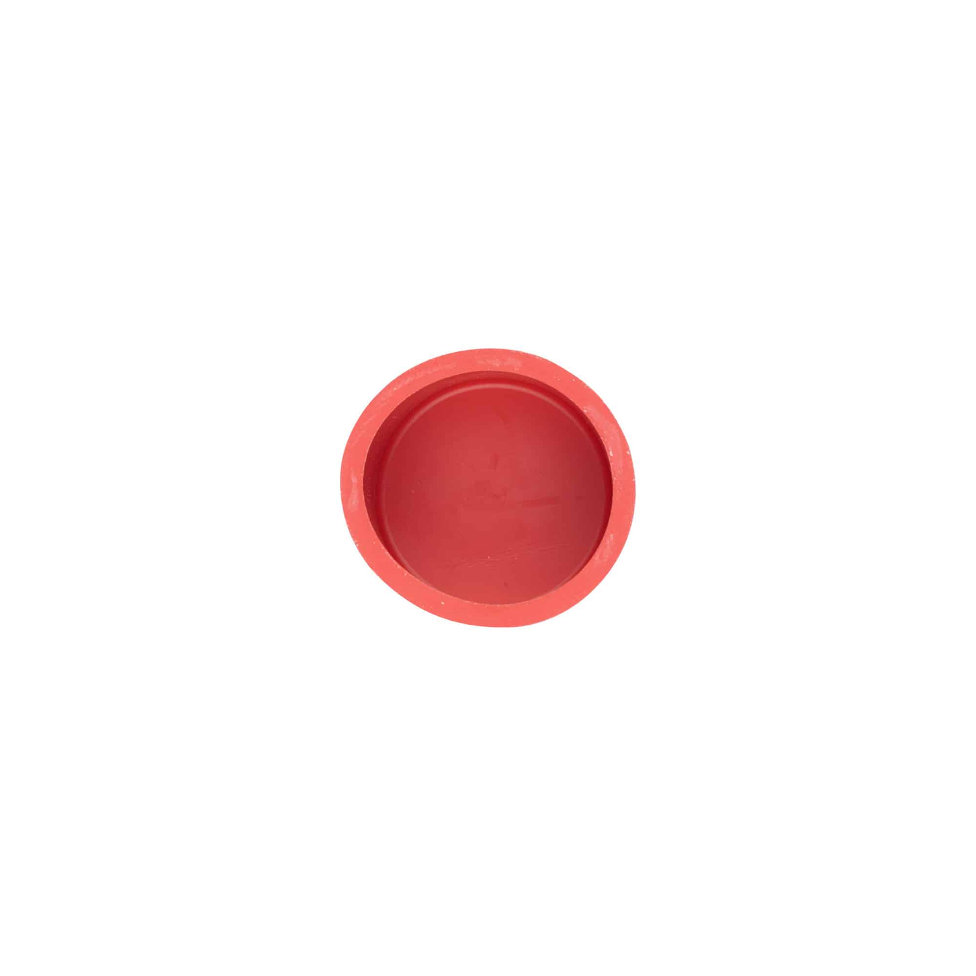 Capsule de fermentation type 1, caoutchouc, rouge