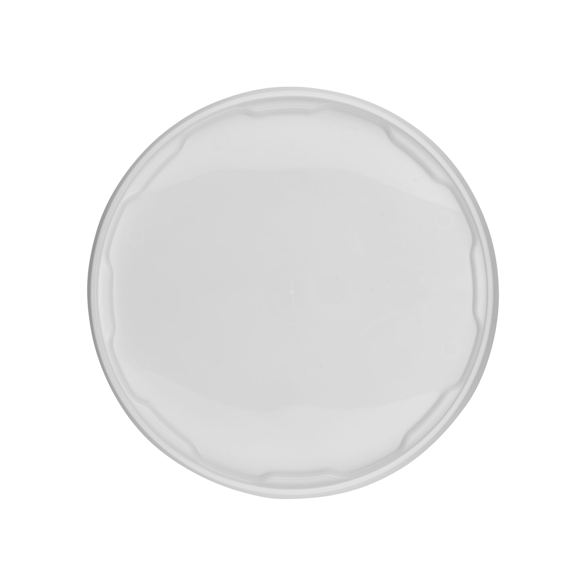 Couvercle pour seau 10 l, plastique PP, blanc
