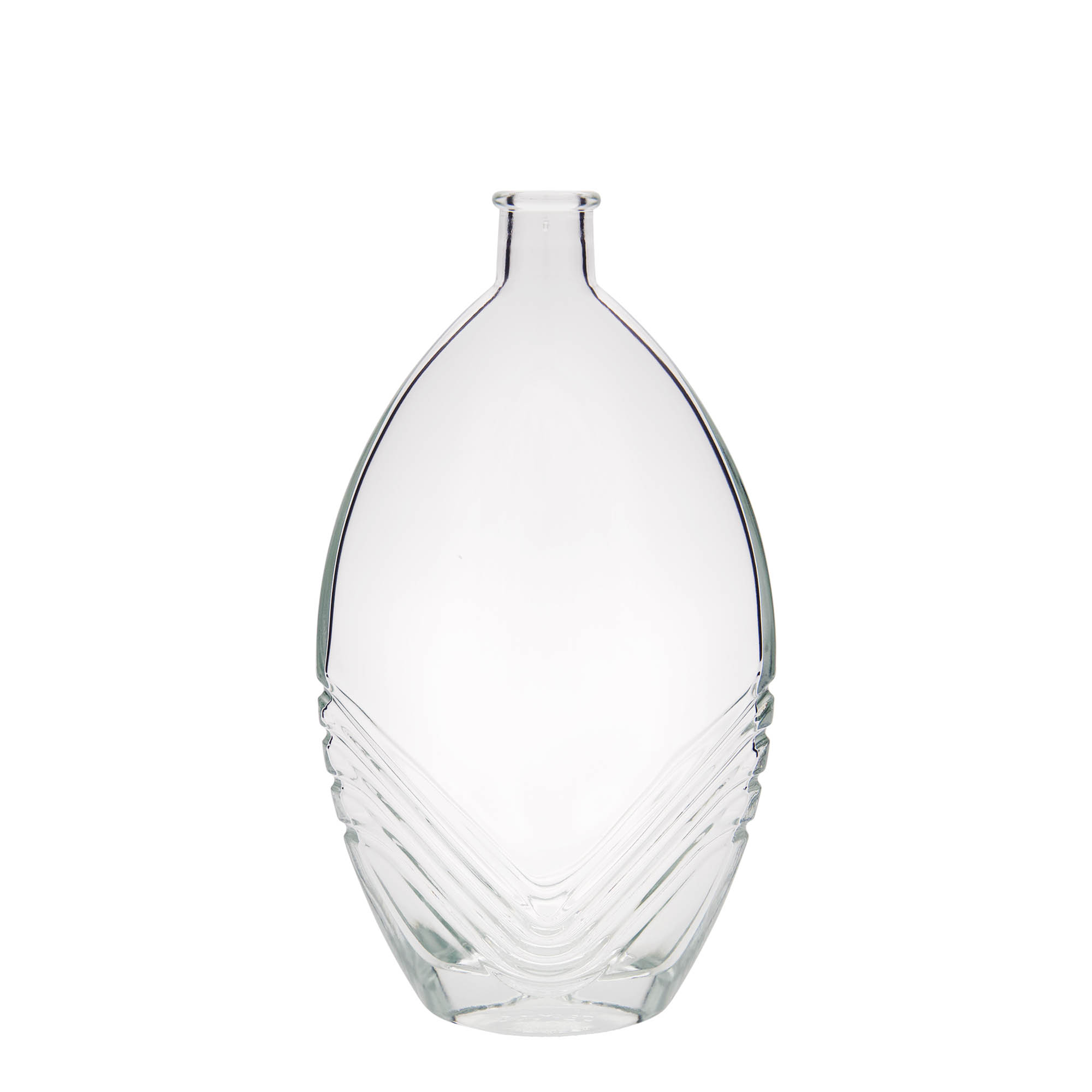 Bouteille en verre 500 ml 'Florence', ovale, bouchage: bouchon Bouteille en verre 500 ml 'Florence', ovale, bouchage: bouchon