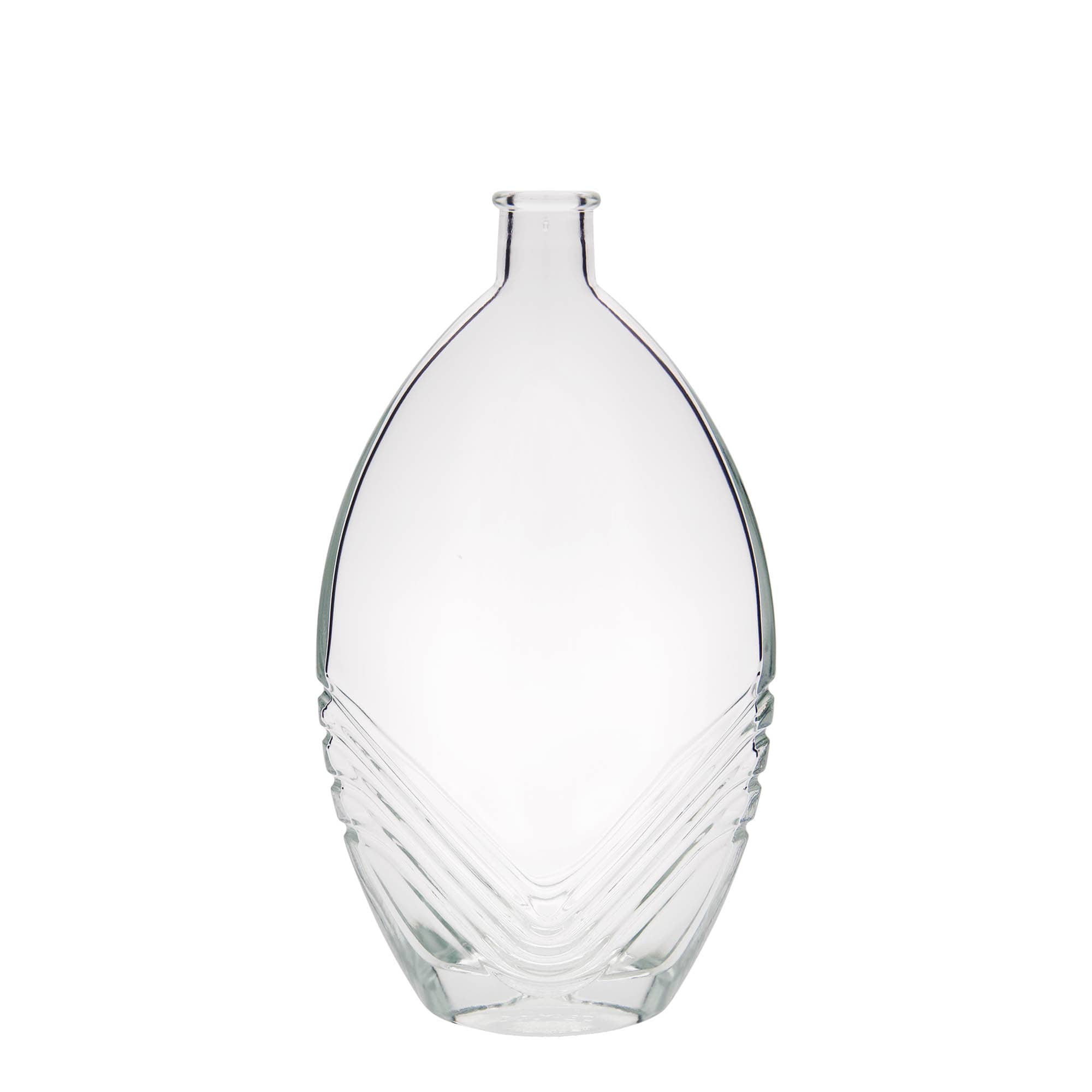 Bouteille en verre 500 ml 'Florence', ovale, bouchage: bouchon