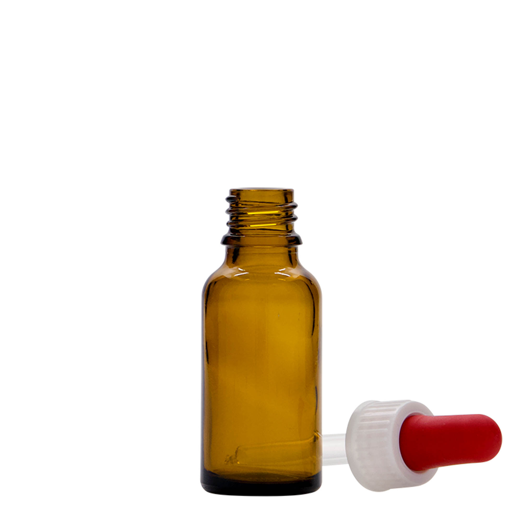 Flacon compte-gouttes médical 20 ml, verre, marron, bouchage: DIN 18 Flacon compte-gouttes médical 20 ml, verre, marron, bouchage: DIN 18